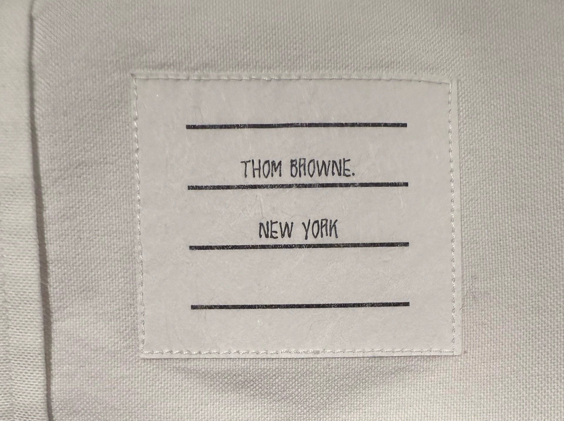 Thom Browne Thom Browne 3-Color Placket Oxford Shirt Size 1 White Size US S / EU 44-46 / 1 - 4 Thumbnail