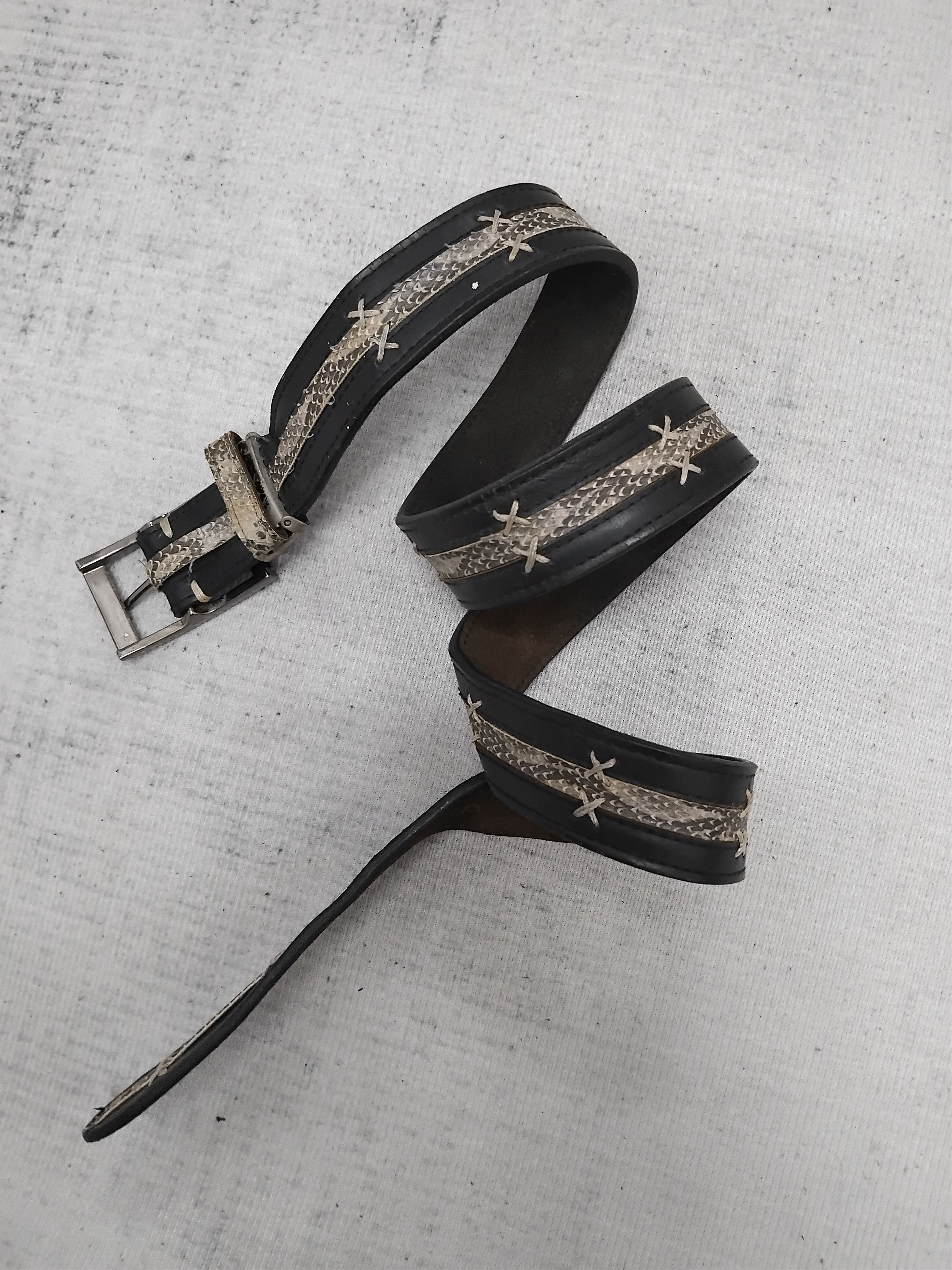 Comme Ca Ism 💥Comme ca ism snake skin leather belt Size ONE SIZE - 8 Thumbnail