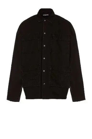 o1bcso1str1124 BB Corp Cargo Shirt in Black