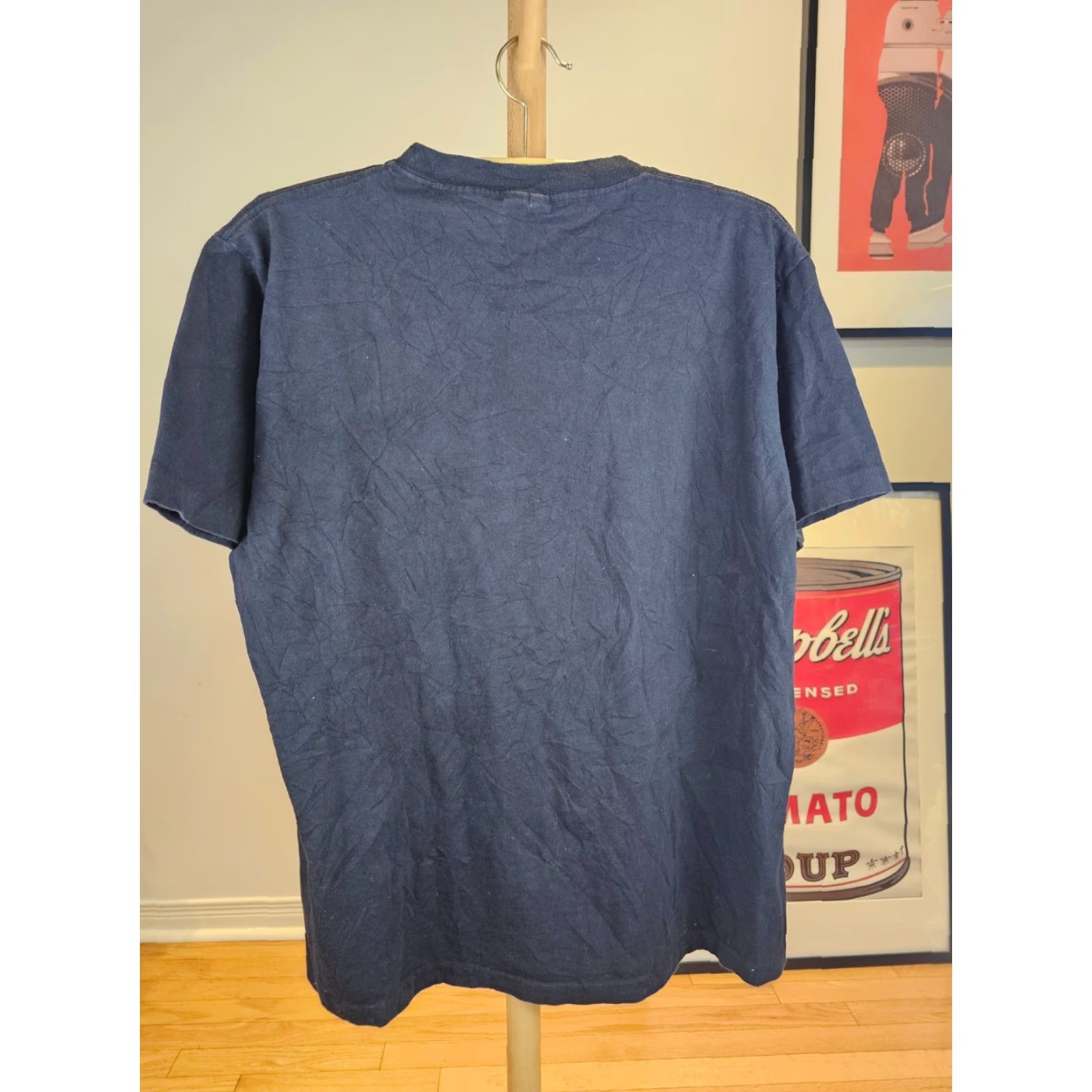 Vintage VINTAGE Star Trek PARAMOUNT TV SERIES PROMO SINGLE STITCH T-SHIRT XLARGE Mens Black Cotton Jersey 91' 90s 80s Graphic Print Crew Neck Short Sleeve Size US XL / EU 56 / 4 - 7 Thumbnail