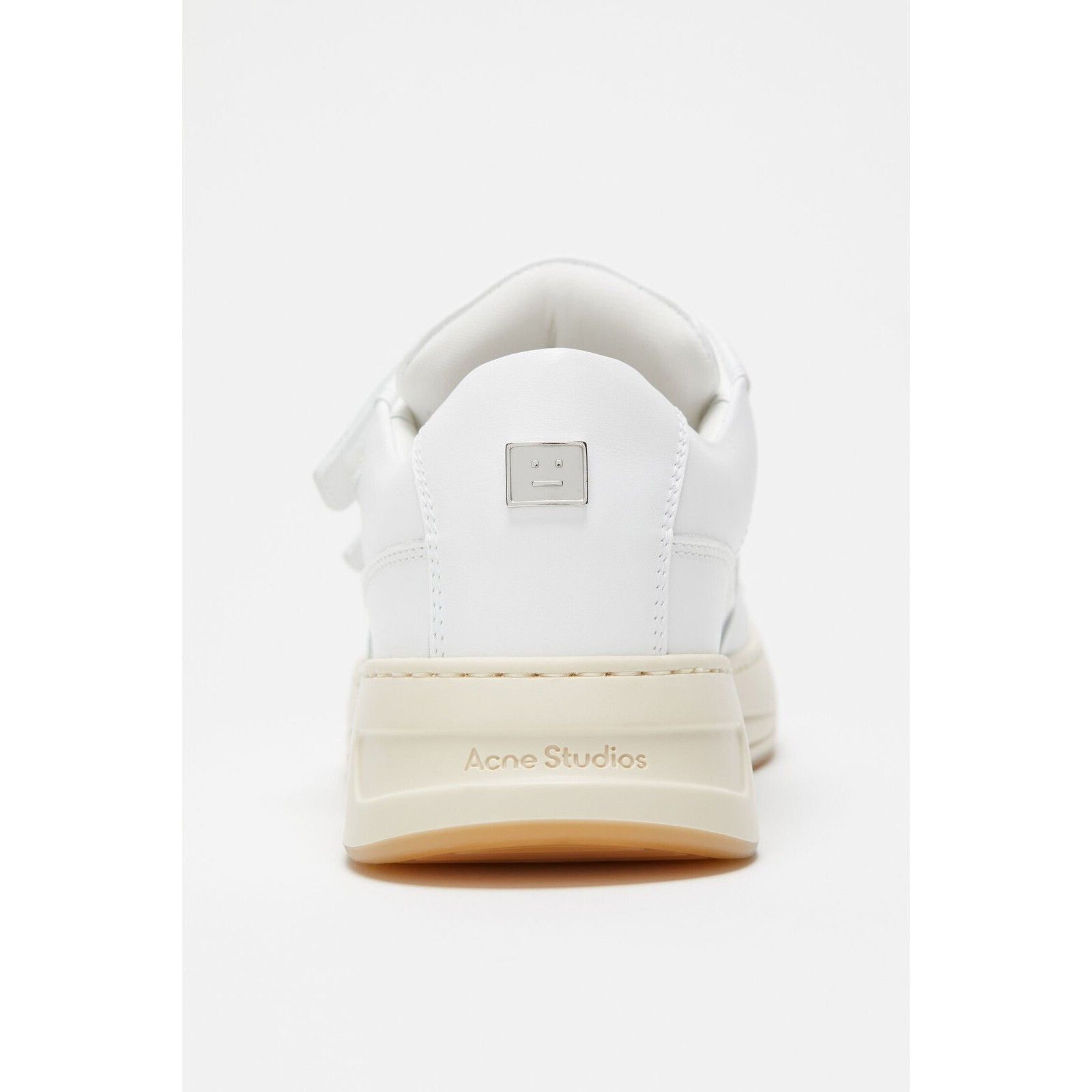 Acne Studios ACNE STUDIOS Steffey $540 White Leather Strap Sneakers New ( Size US 6 / IT 36 - 3 Thumbnail