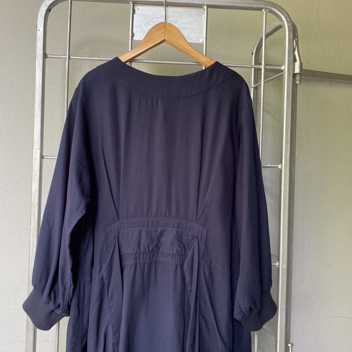 Zucca Zucca Dark Navy Belted Maxi Dress with Pockets Size M / US 6-8 / IT 42-44 - 6 Thumbnail