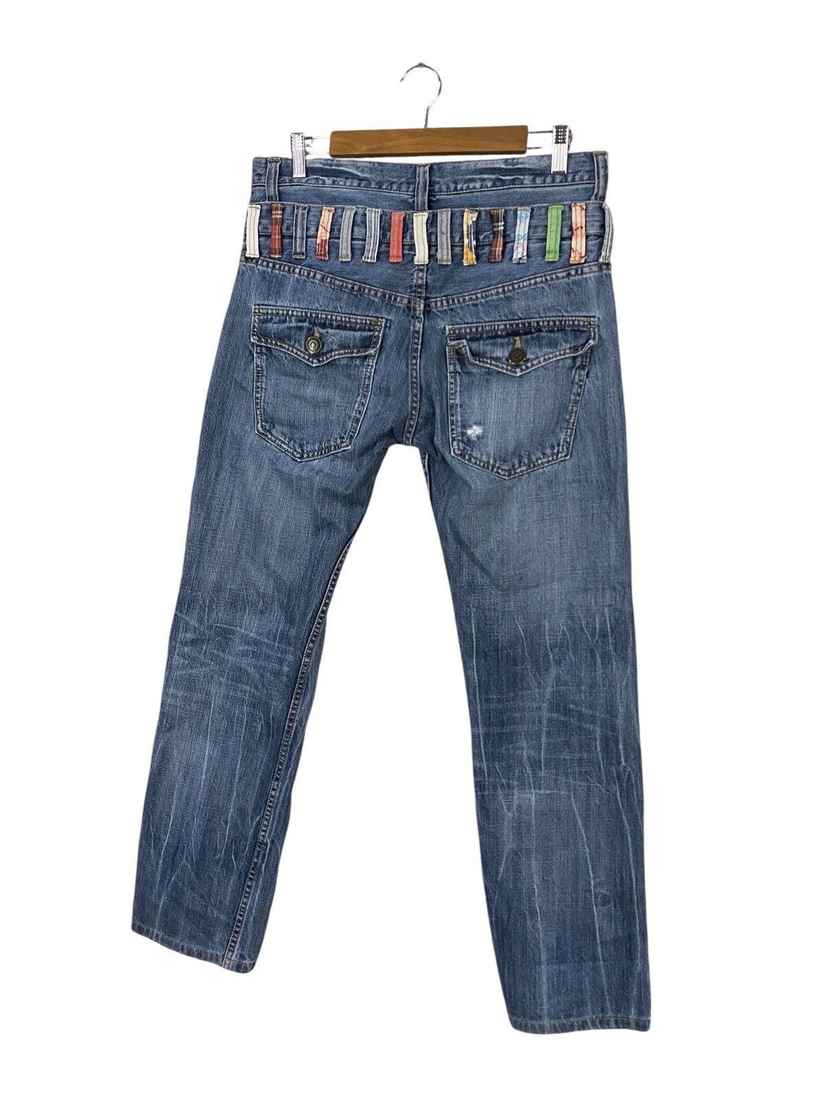 Japanese Brand Japanase brand double waist denim flared Size US 32 / EU 48 - 6 Thumbnail