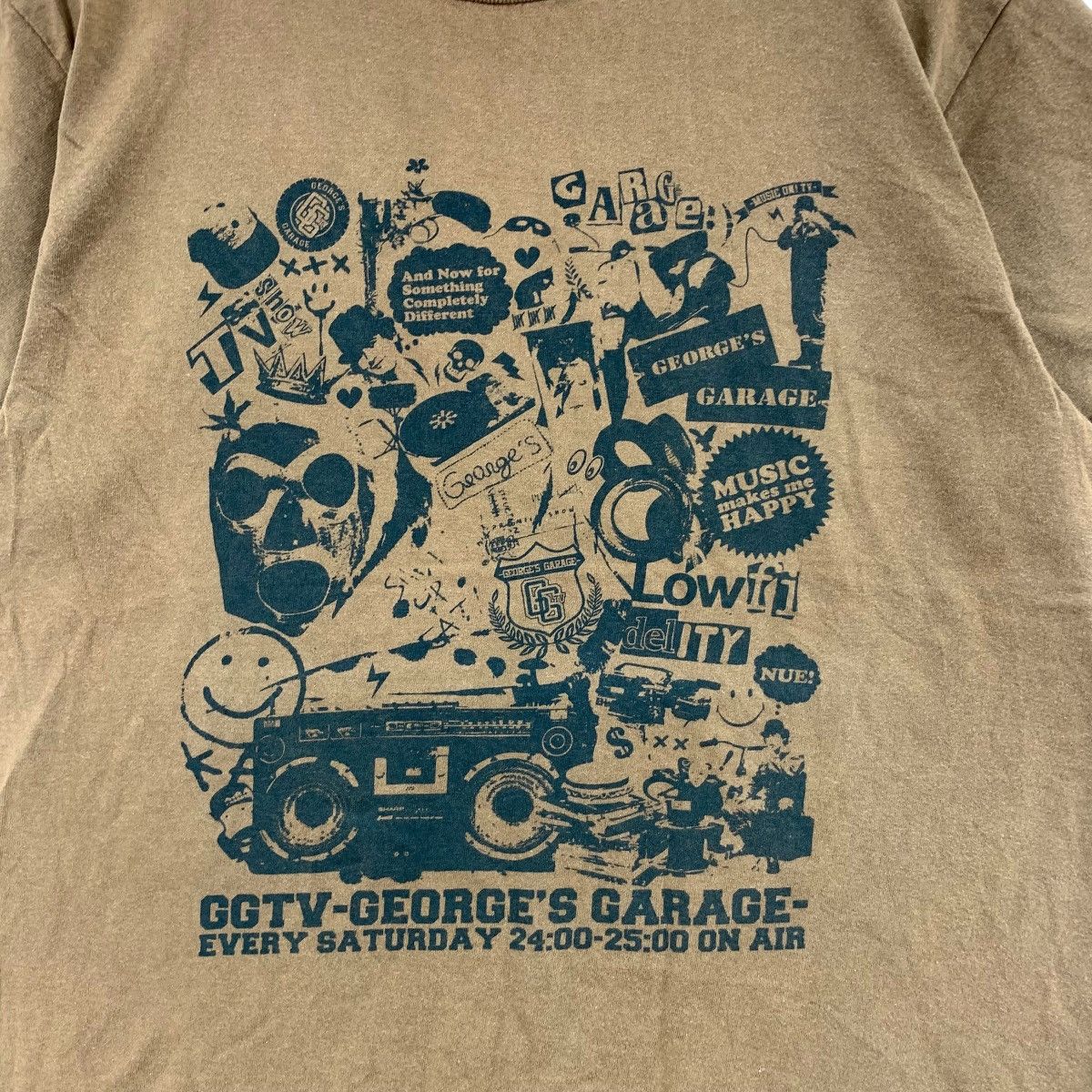 Vintage GGTV GEORGE’S GARAGE Music On Tv Universal Tee Shirt Top Size US L / EU 52-54 / 3 - 4 Thumbnail