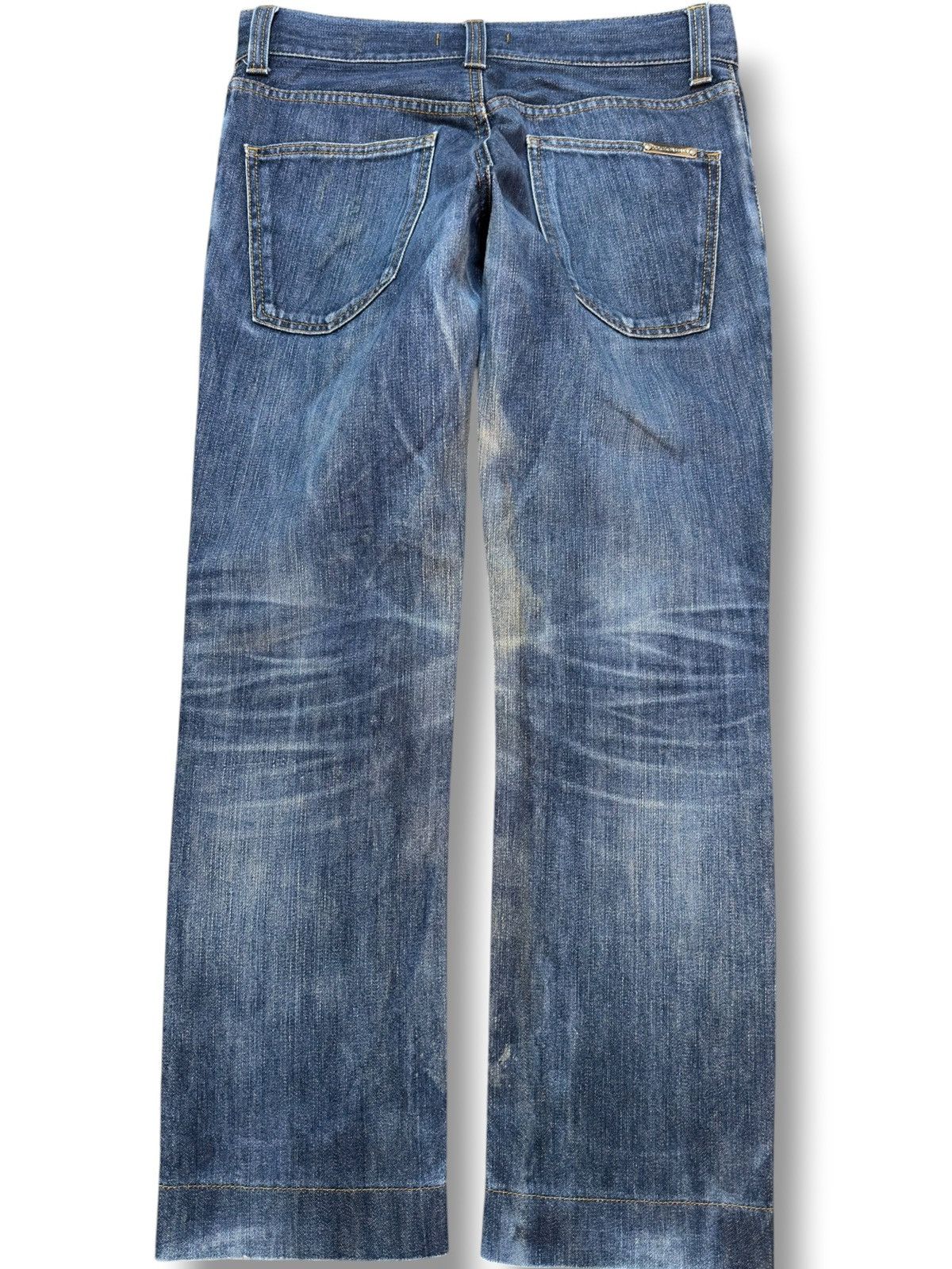 Dolce & Gabbana Vintage Dolce&Gabbana Mudwasj Whiskers Denim Size US 30 / EU 46 - 4 Thumbnail