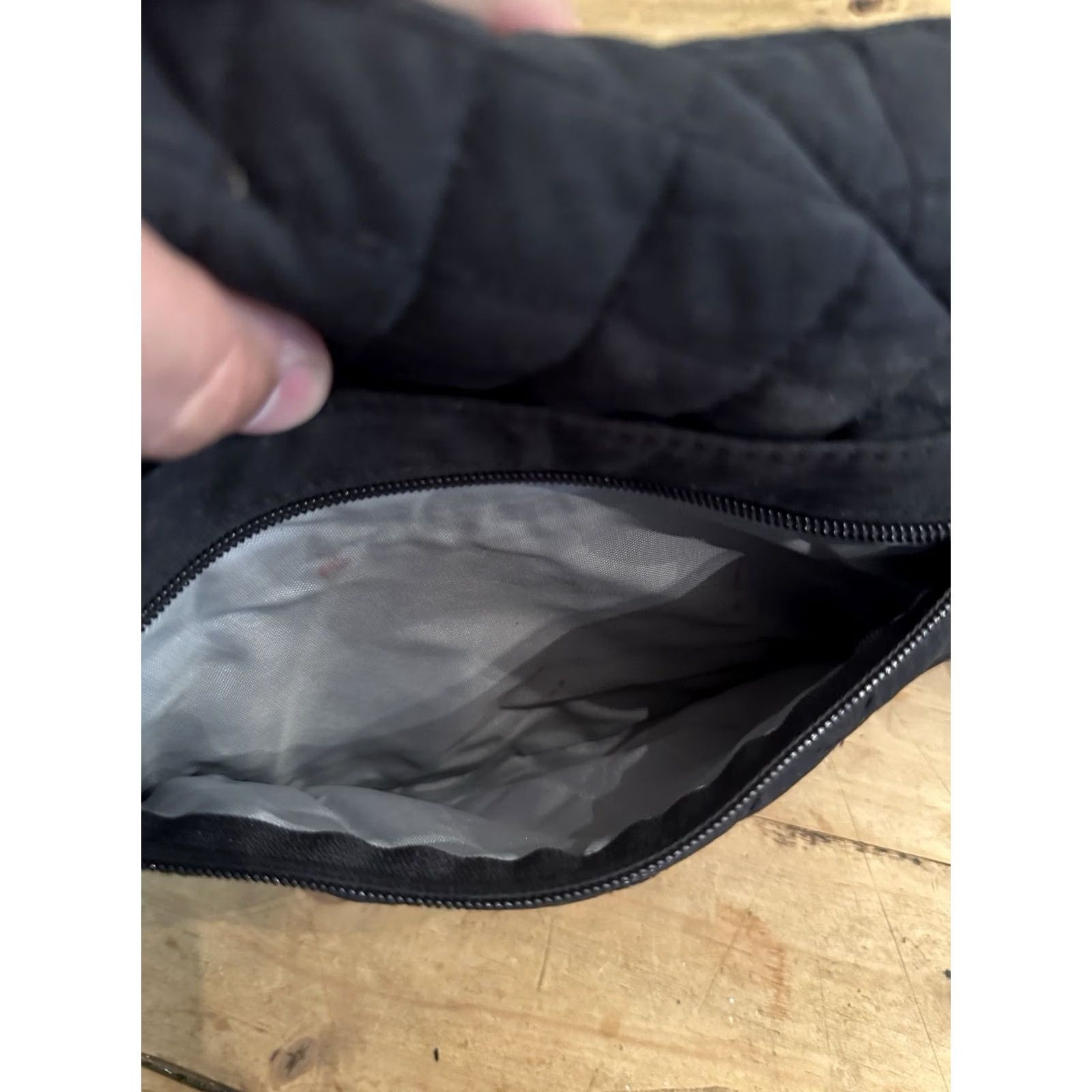 Vintage VINTAGE AmeriBag Crossbody Bag Satchel Black Canvas Nylon Women L.L. Bean Shoulder Bag Size ONE SIZE - 5 Thumbnail