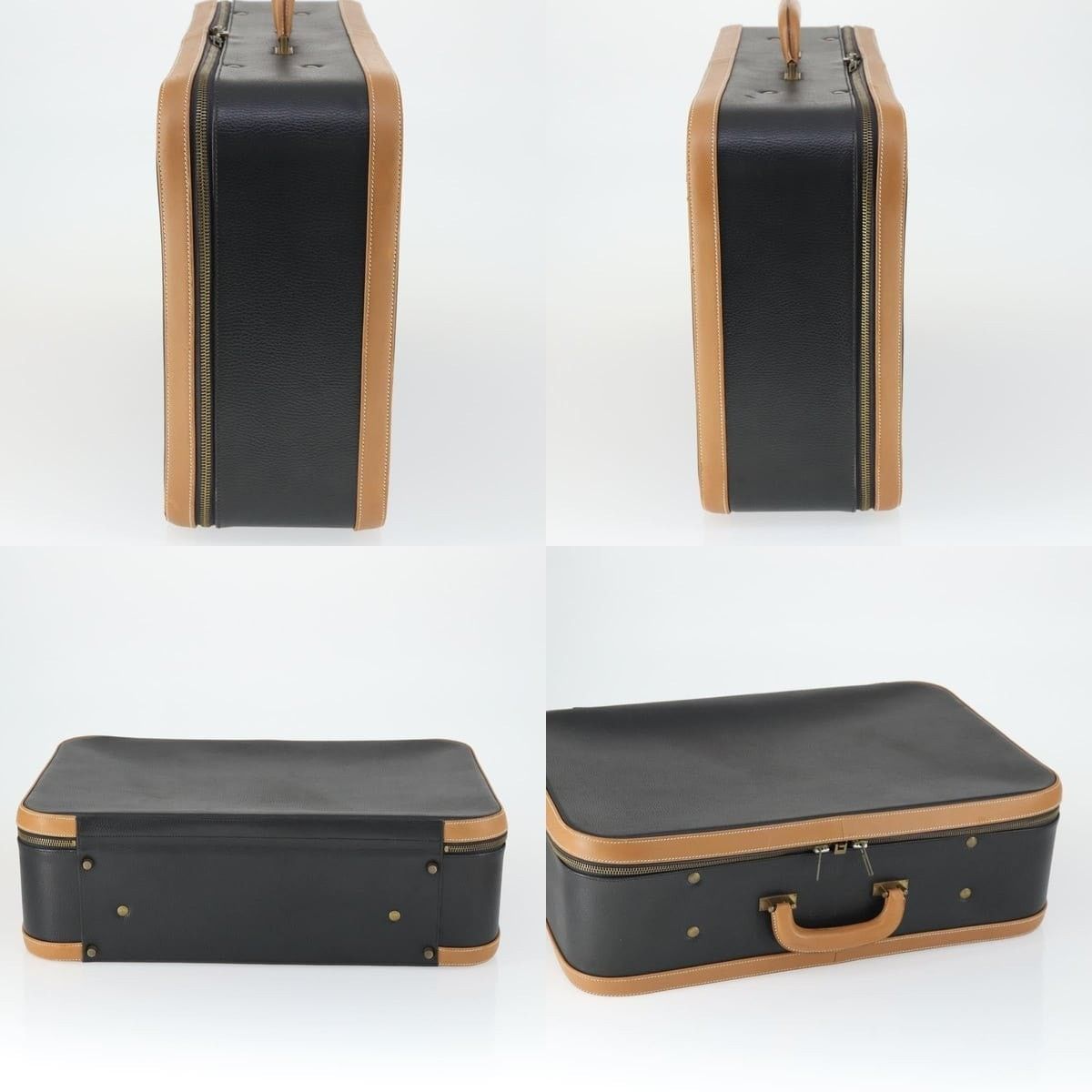 Hermes Hermes Trunk Leather Black Size ONE SIZE - 3 Thumbnail