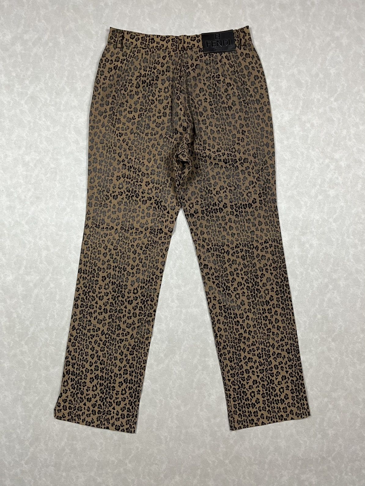 Fendi Vtg Fendi leopard pants Size US 28 / EU 44 - 3 Thumbnail