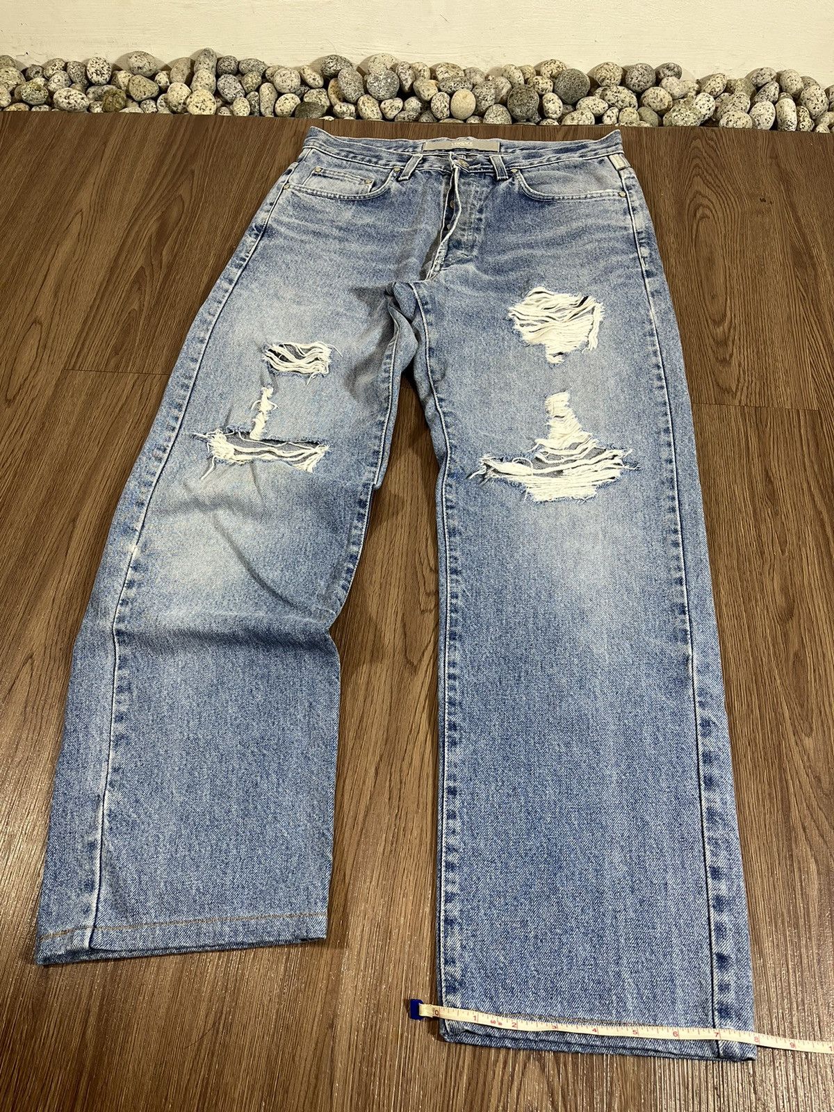 Versace Jeans Couture Versace Jeans Couture Distressed Denim – (Made in Italy) Size US 31 - 20 Thumbnail