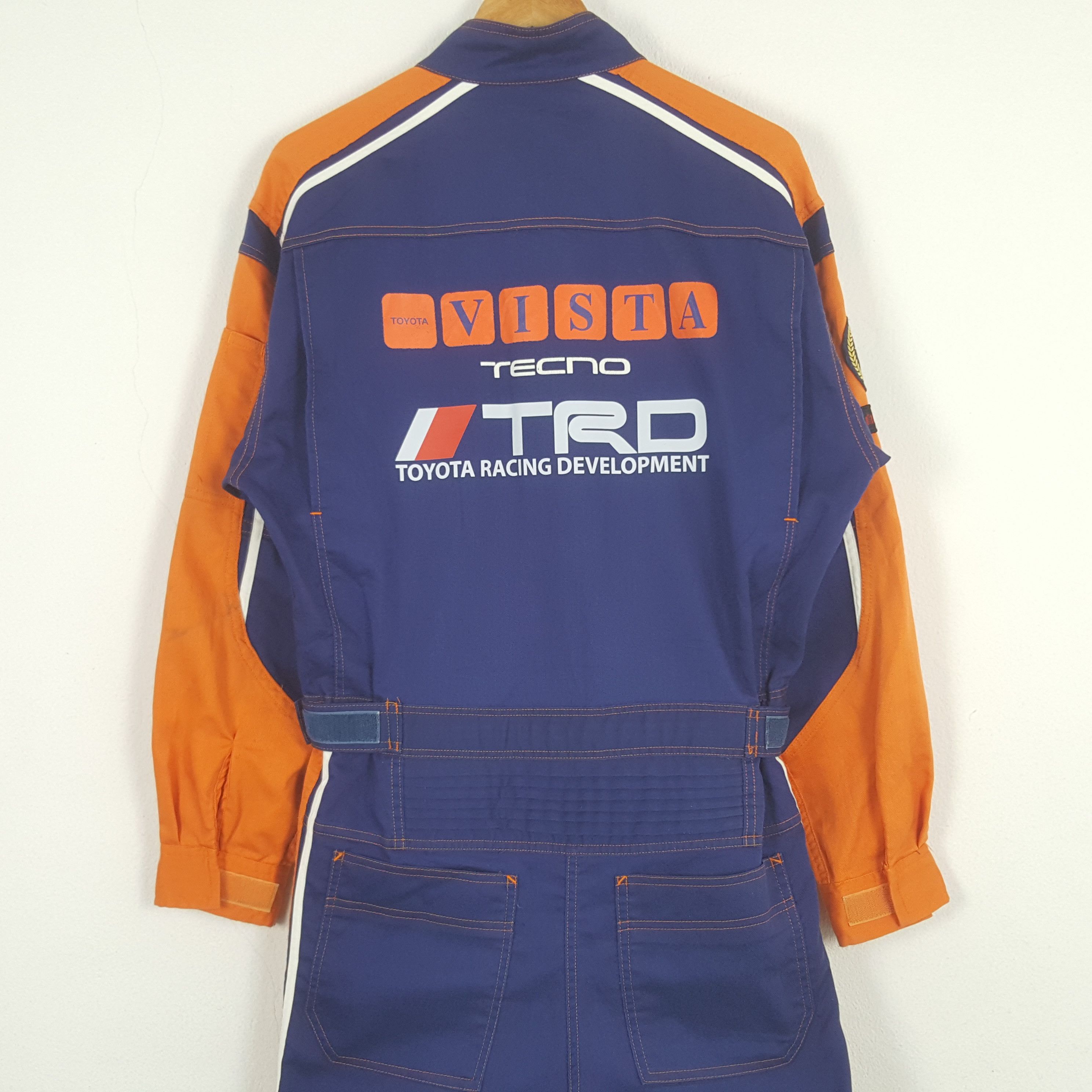 Japanese Brand Vintage TRD Toyota Racing Development Coverall Jacket RR16 Size US M / EU 48-50 / 2 - 2 Thumbnail