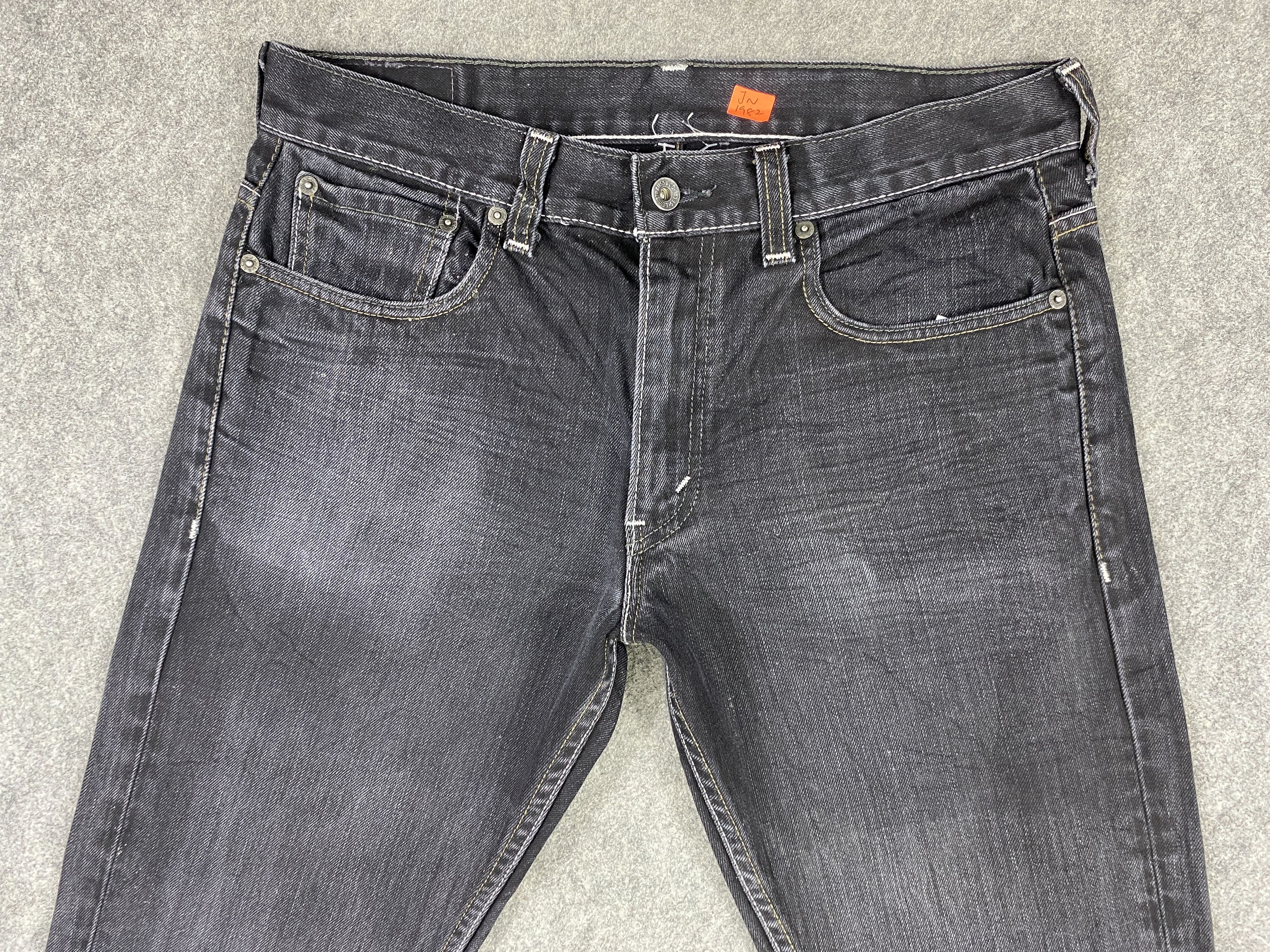 Levi's Distressed Black Vintage Levi's 511 32x33 Denim -JN1982 Size US 32 / EU 48 - 3 Thumbnail