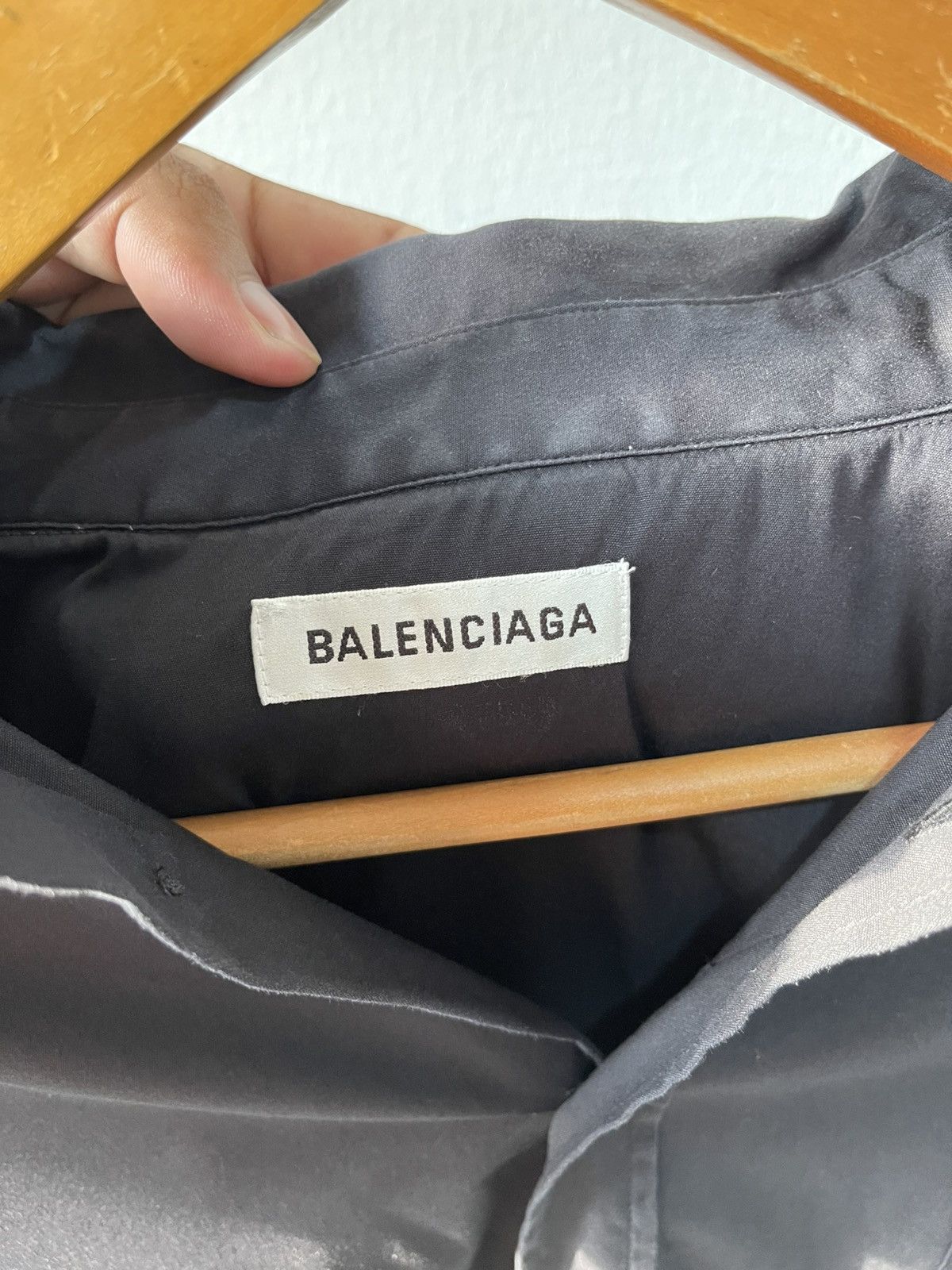 Balenciaga 2016 Balenciaga Oversive Button Up Shirt Size US L / EU 52-54 / 3 - 11 Thumbnail