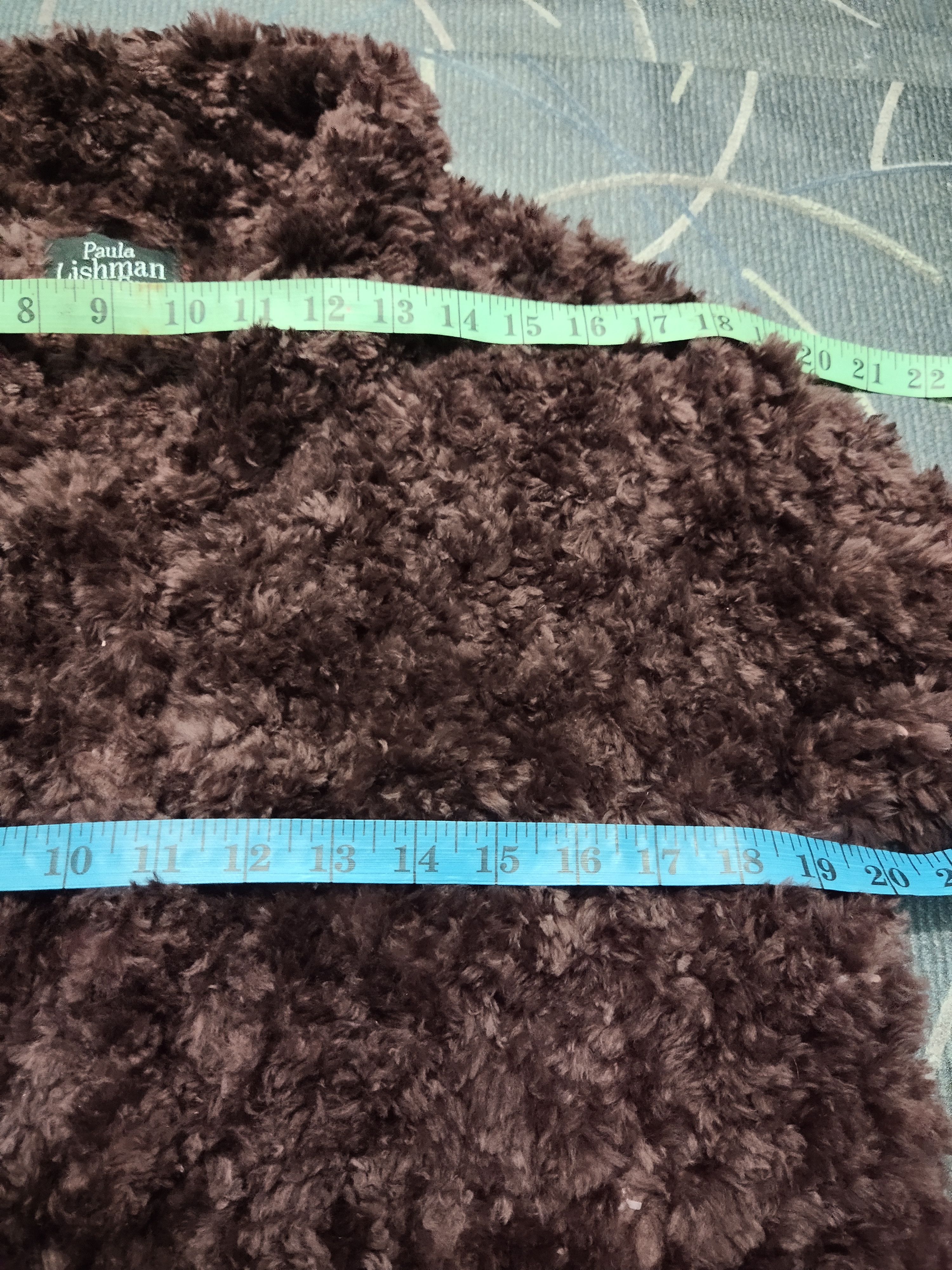 Other Paula Lishman Handmade Knit Fur Jacket Size M / US 6-8 / IT 42-44 - 7 Thumbnail