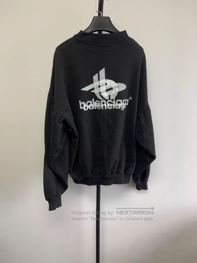 Balenciaga Balenciaga Letter print casual hooded long-sleeve sweatshi Size US S / EU 44-46 / 1 - 2 Thumbnail