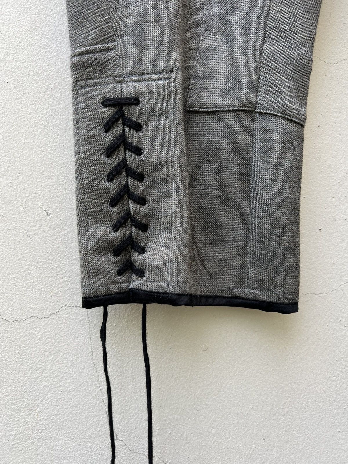 Japanese Brand SAMPLE Kiminori Morishita Cropped Wool Jodhpur Trouser Pant Size US 31 - 10 Thumbnail
