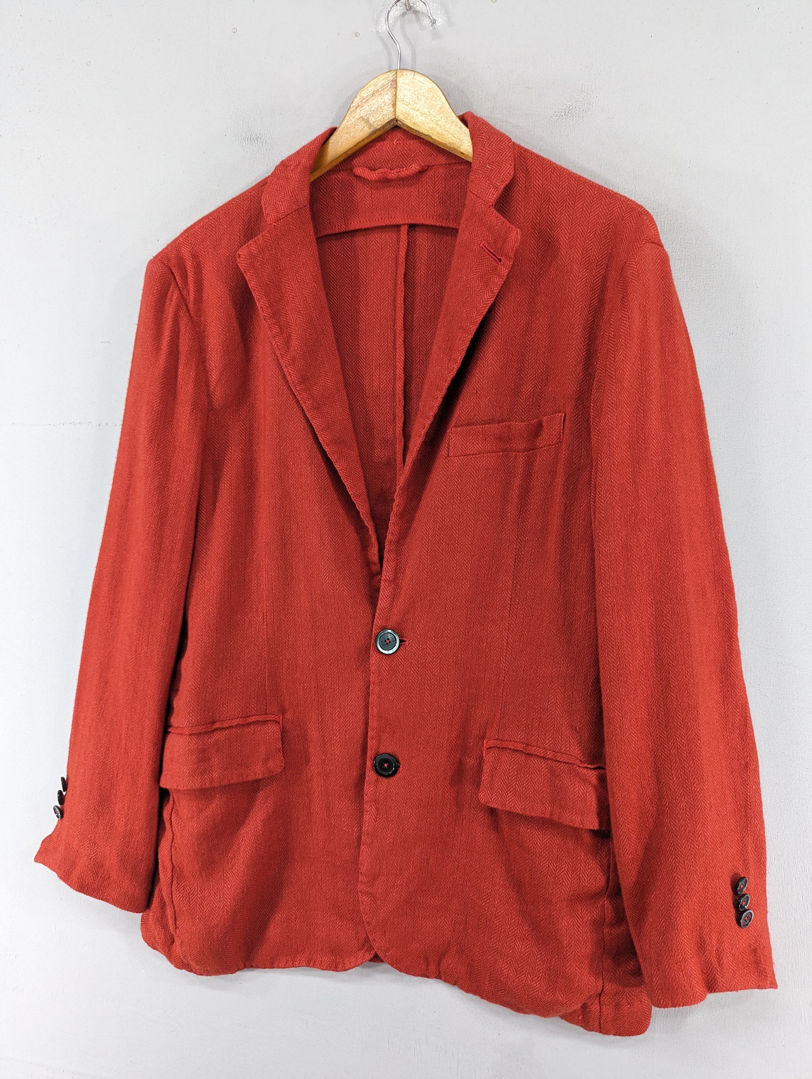 120% Lino 120% Slim Fit Wool Blazer Style Jacket Size US M / EU 48-50 / 2 - 2 Thumbnail
