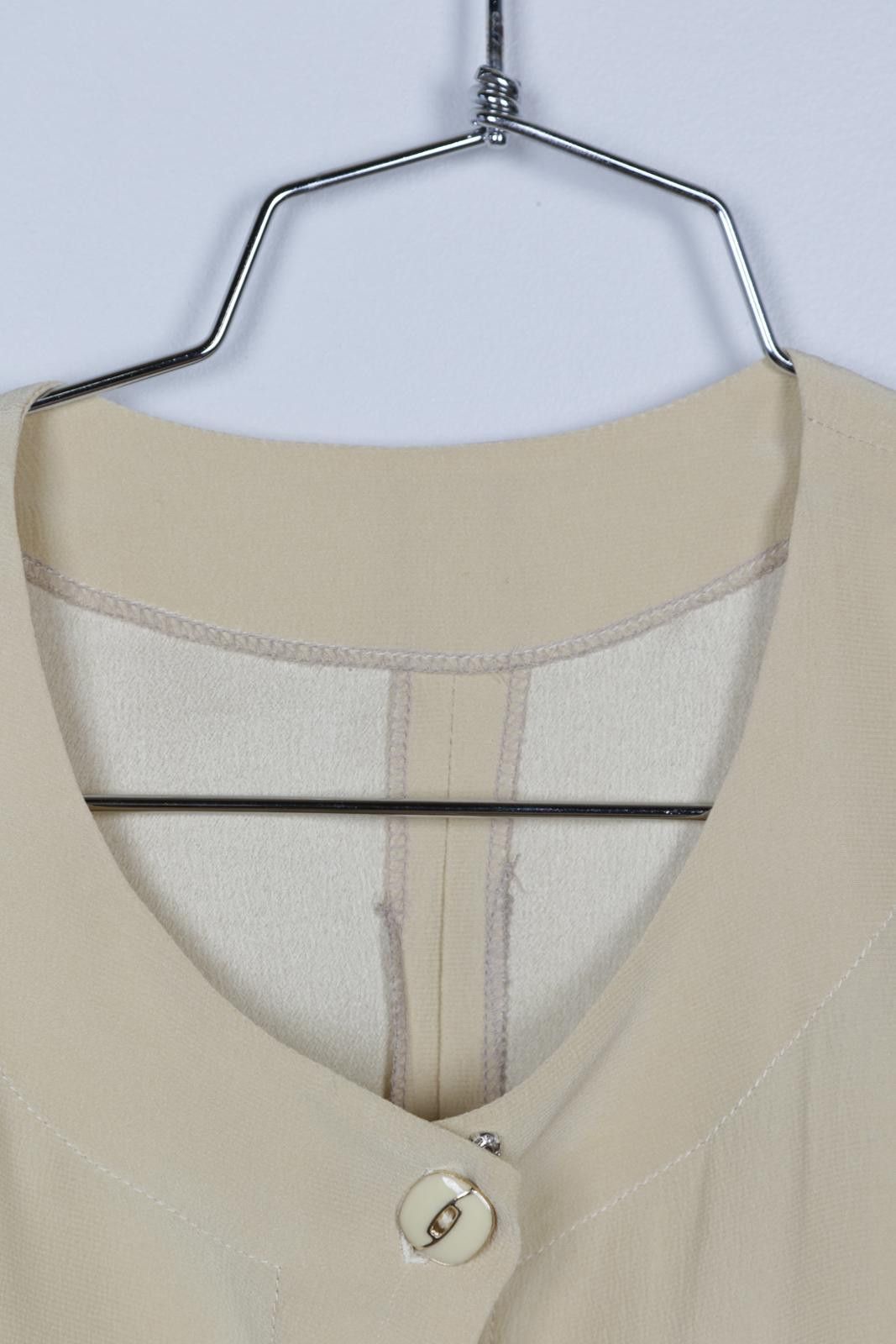 Vintage 40's Short Sleeve Blouse Size M / US 6-8 / IT 42-44 - 5 Thumbnail