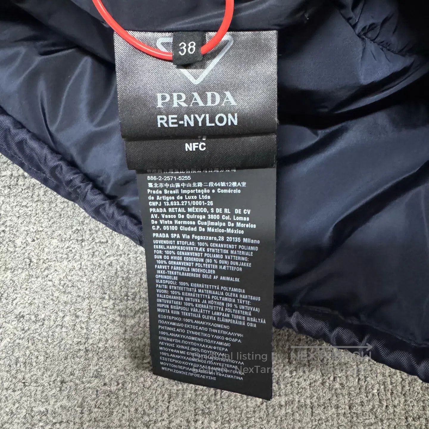 Prada Prada size 38 Delta-shaped logo hooded down jacket| Size US M / EU 48-50 / 2 - 7 Thumbnail