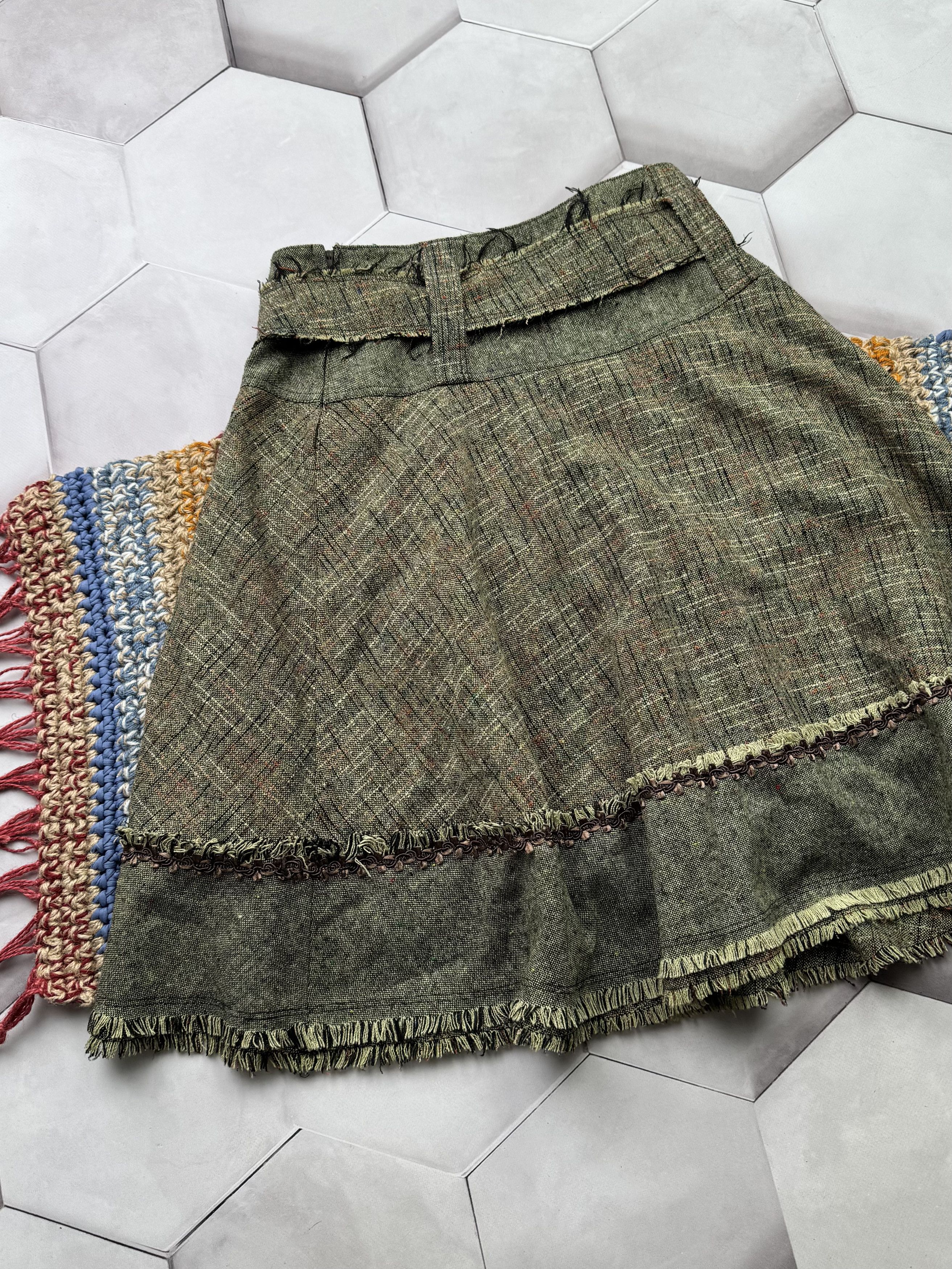 Japanese Brand Vintage Flare Skirt With Belt(E4) Size 28" / US 6 / IT 42 - 9 Thumbnail