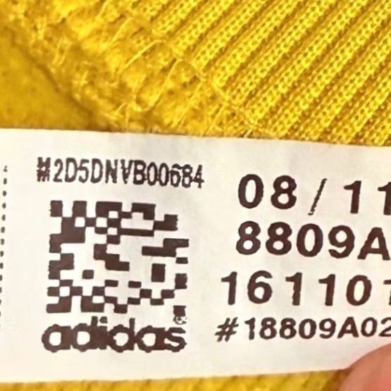 Adidas Adidas Mens L Michigan Wolverines Hoodie Yellow ClimaWarm Pullover Retro Sports Size US L / EU 52-54 / 3 - 6 Thumbnail