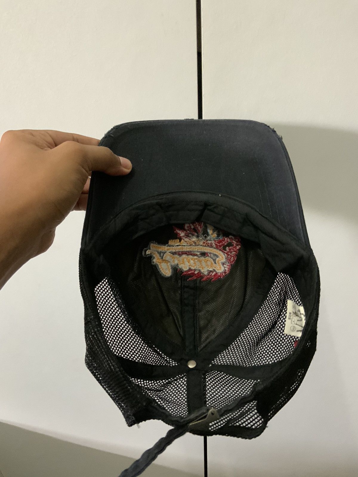 Japanese Brand Aviator Patches Black Trucker Hat Size ONE SIZE - 8 Thumbnail