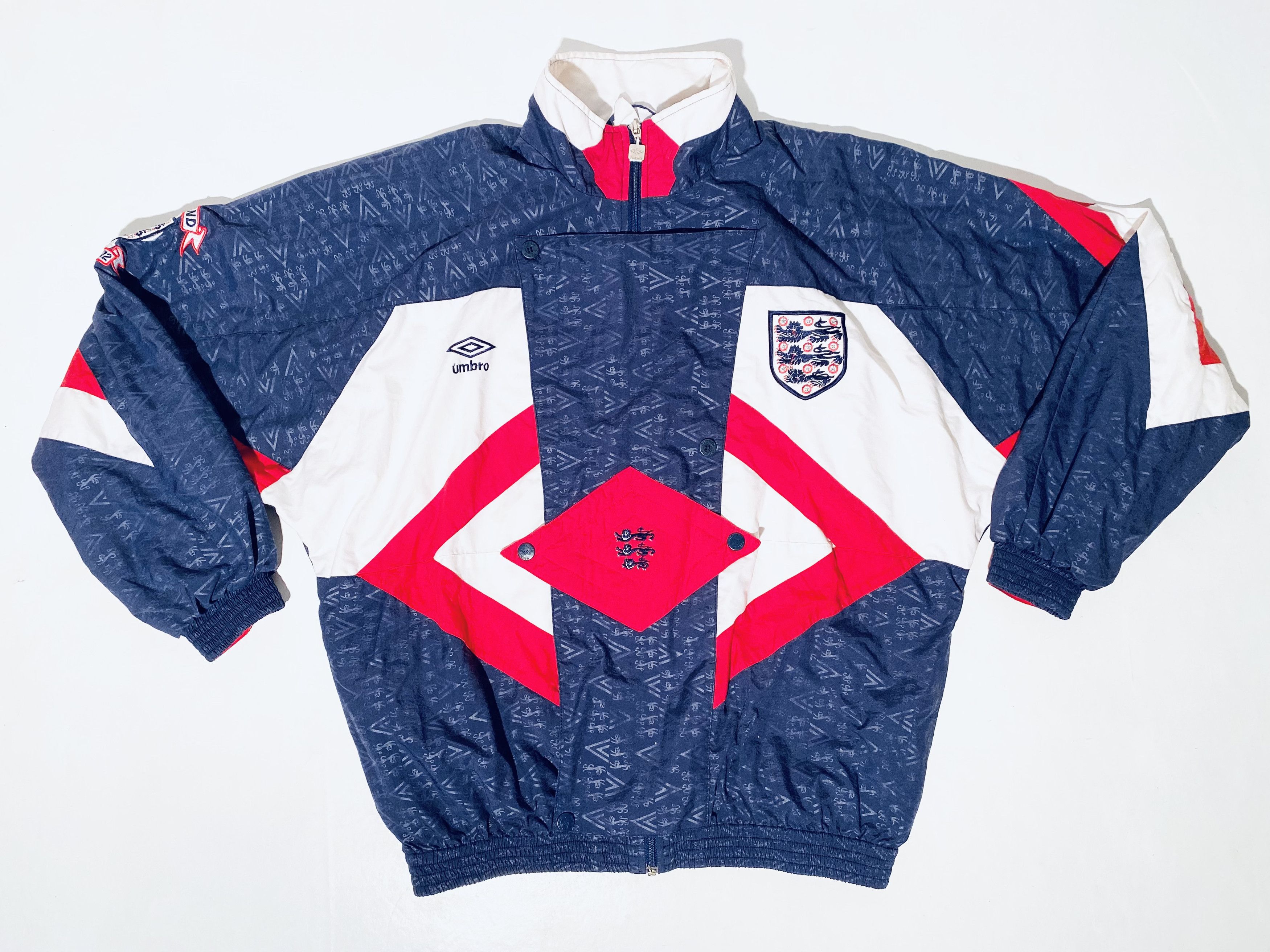 Umbro England Training Tracksuit 1990 / 1992 Umbro 90/92 Size US M / EU 48-50 / 2 - 4 Thumbnail