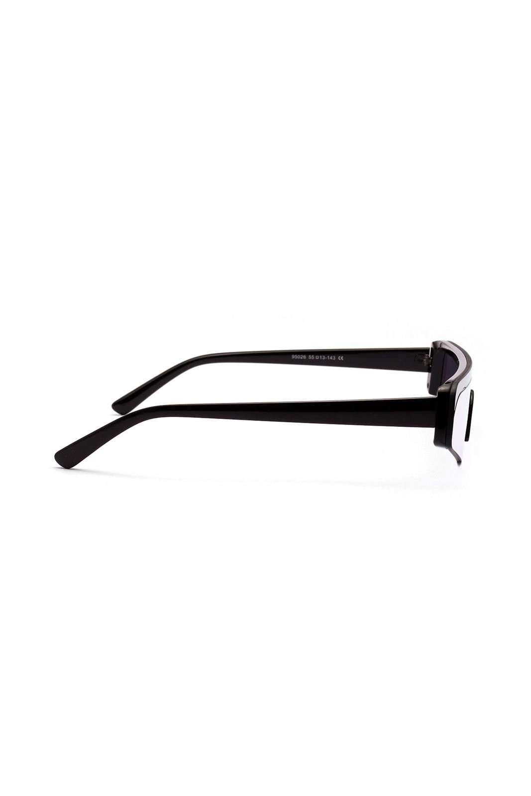 Other Vtg Y2k Avant Garde Futuristic Sunglasses Black Unisex OS Size ONE SIZE - 4 Thumbnail