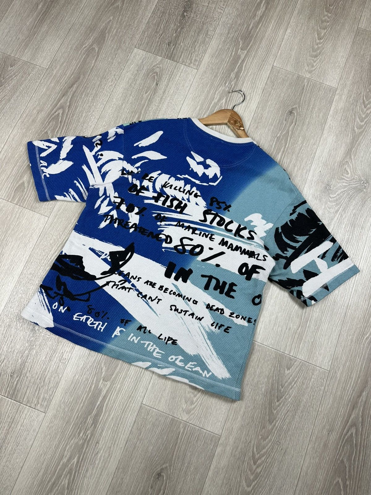 Kenzo Kenzo Graphic T-Shirt No Fish No Nothing Size US M / EU 48-50 / 2 - 11 Thumbnail