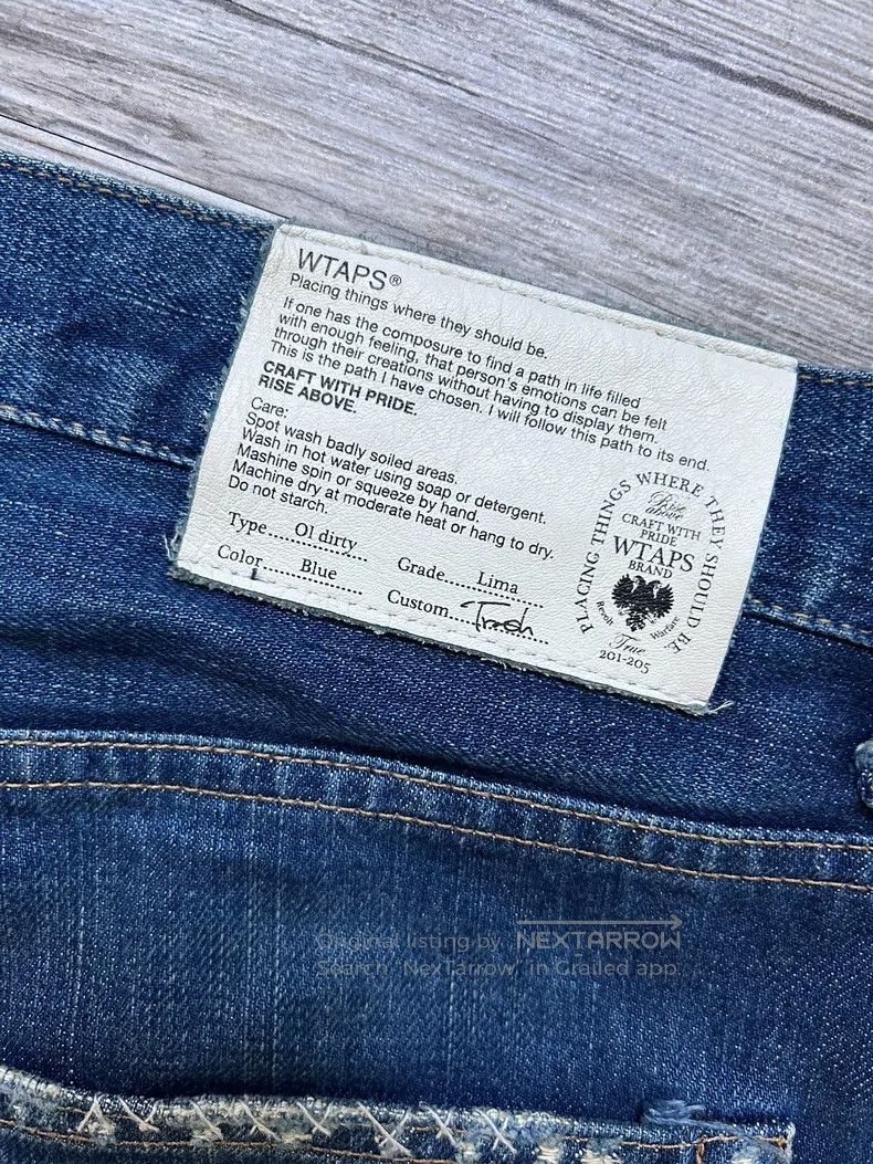 Wtaps Wtaps size L Blue jeans Size US 41 - 7 Thumbnail