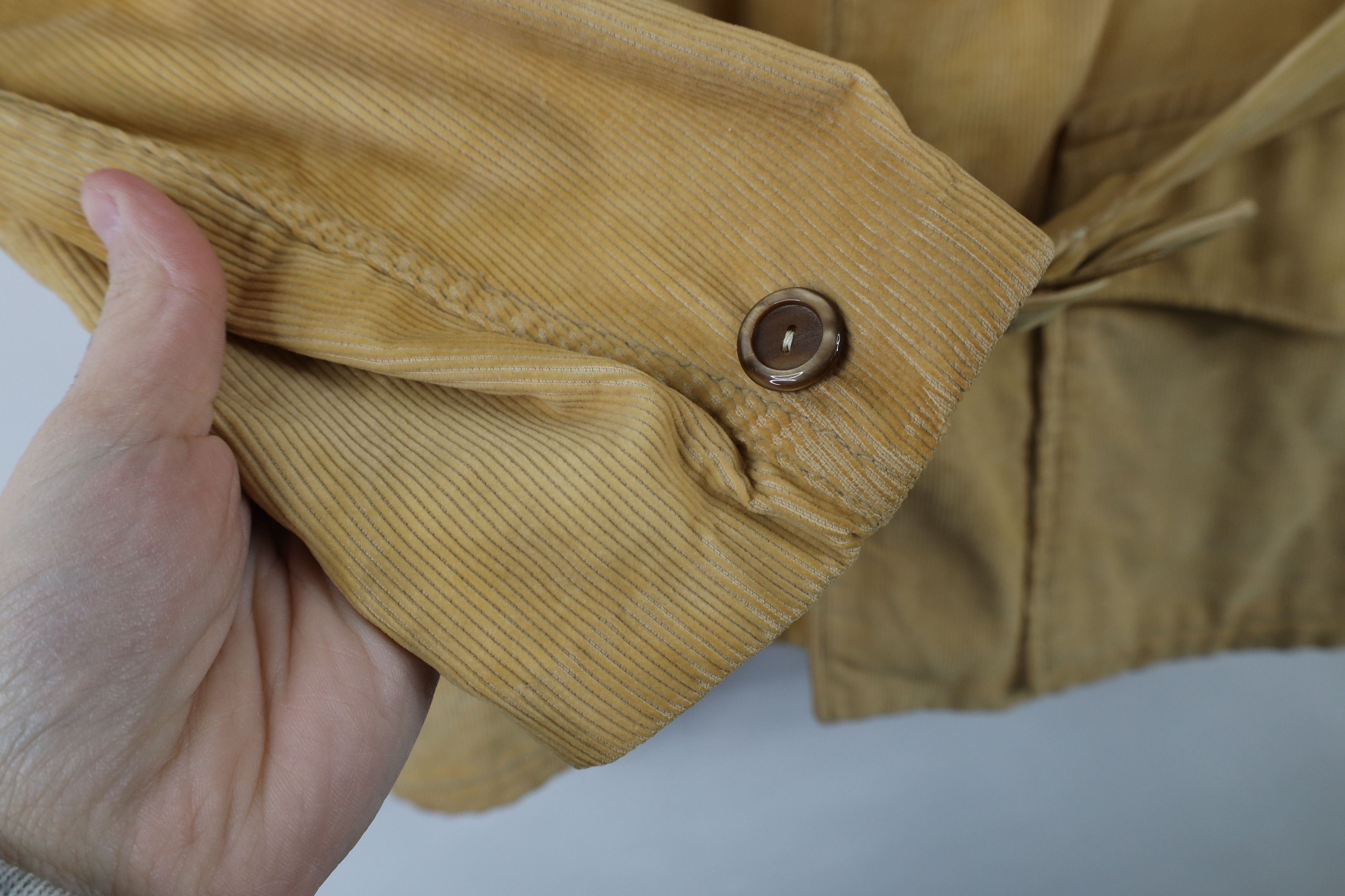 Vintage Vintage 70s Streetwear Belted Corduroy Trench Coat Jacket Size US S / EU 44-46 / 1 - 8 Thumbnail