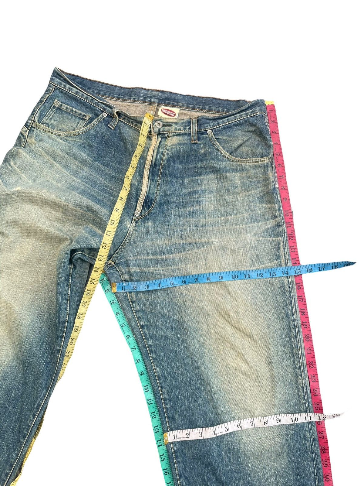 MasterPiece × Vintage Vintage Masterpiece Distresed Denim Size US 40 / EU 56 - 16 Thumbnail