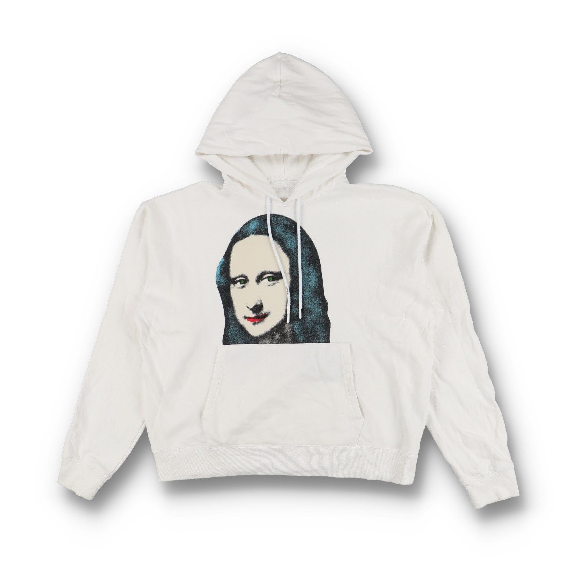 Off-White White Pivot Mona Lisa Oversized Hoodie Size L / US 10 / IT 46 - 2 Thumbnail