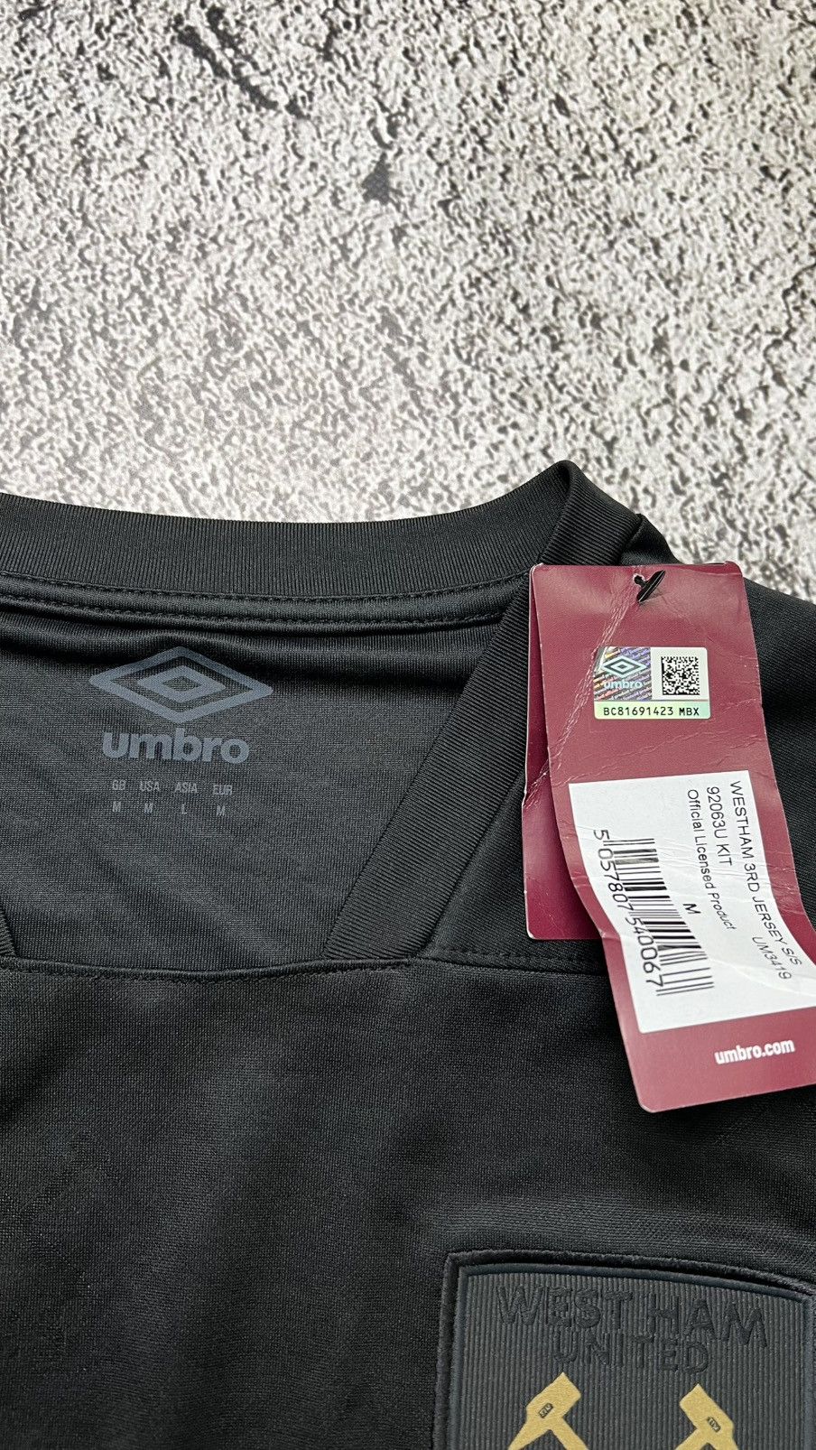 Umbro 2020-2021 West Ham United 125 years anniversary umbro jersey Size US M / EU 48-50 / 2 - 5 Thumbnail