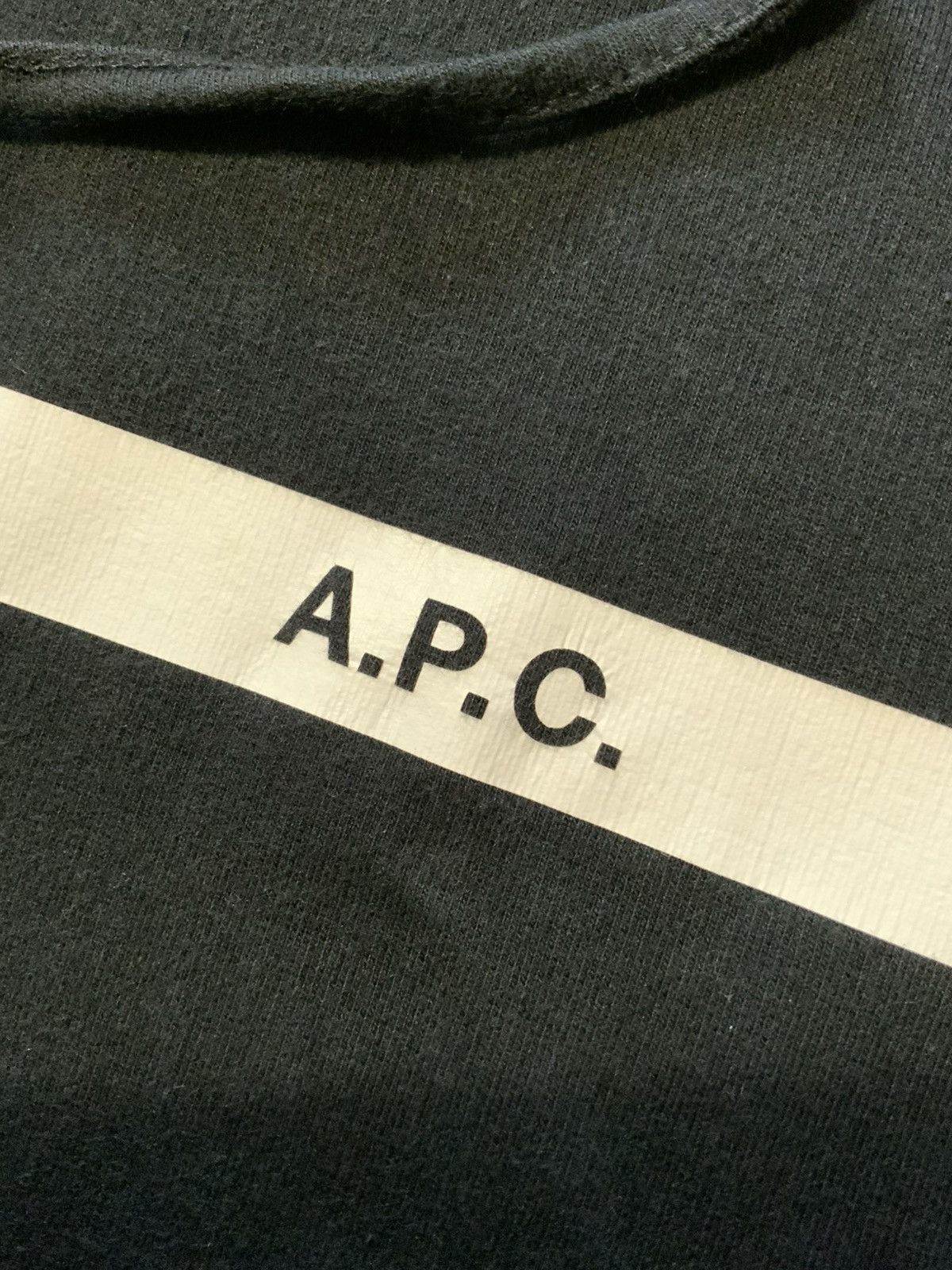 A.P.C. A.P.C. Rue Madame Paris Black Stripe Pullover Hoodie Size US XL / EU 56 / 4 - 6 Thumbnail