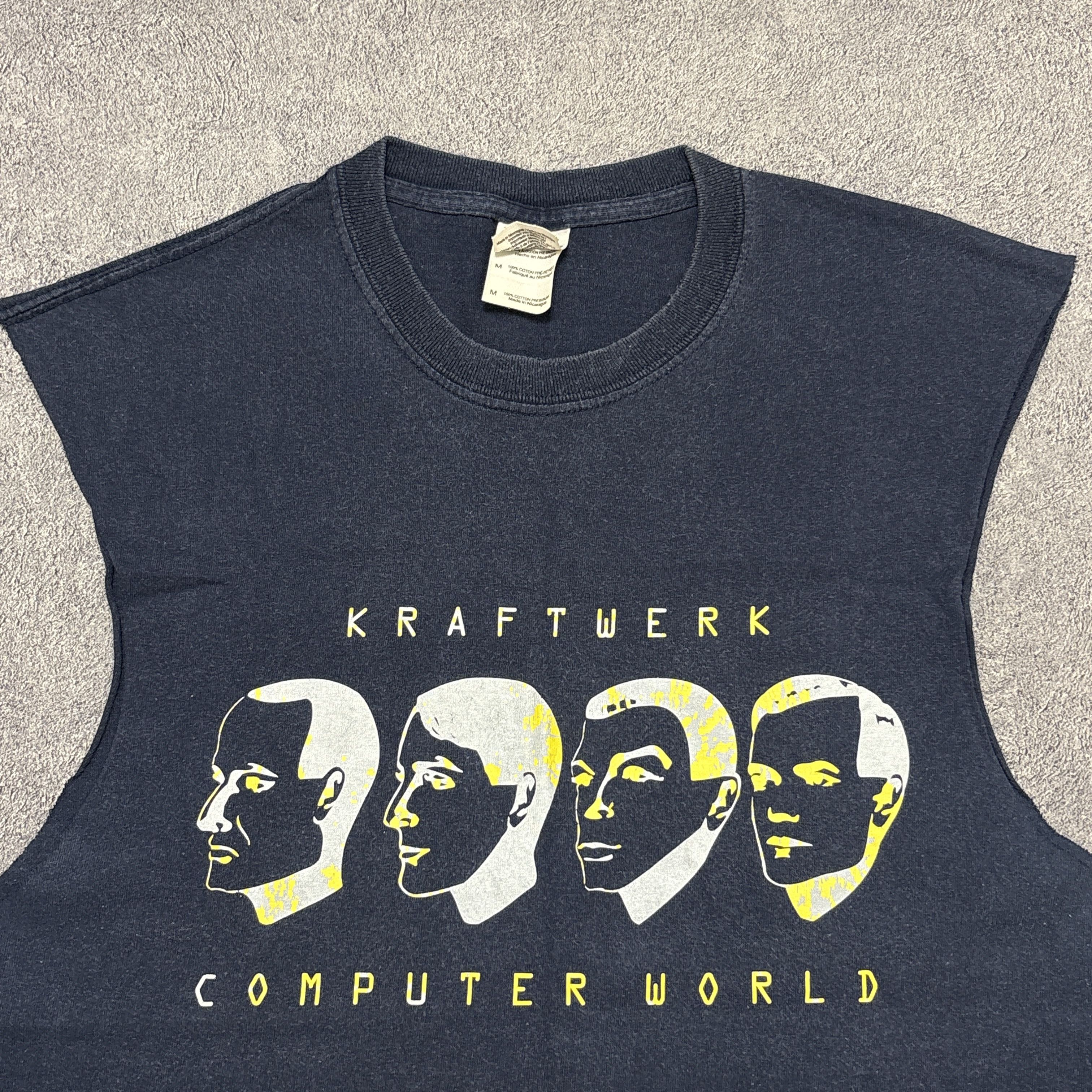 Band Tees Vintage Kraftwerk Shirt Tank Top Sleeveless Tour Band Tee Size US M / EU 48-50 / 2 - 3 Thumbnail