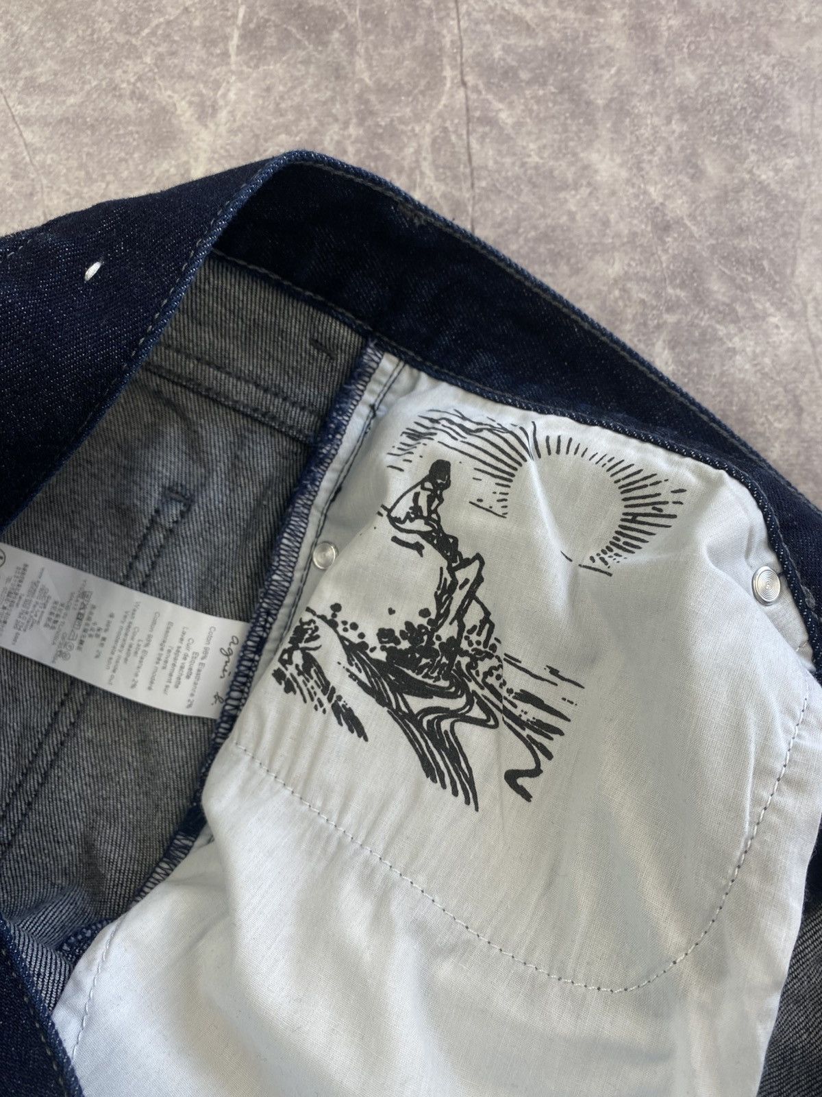 agnes b. Agnes B. Homme Paris Dark Blue Jeans size: 32 Size US 32 / EU 48 - 5 Thumbnail