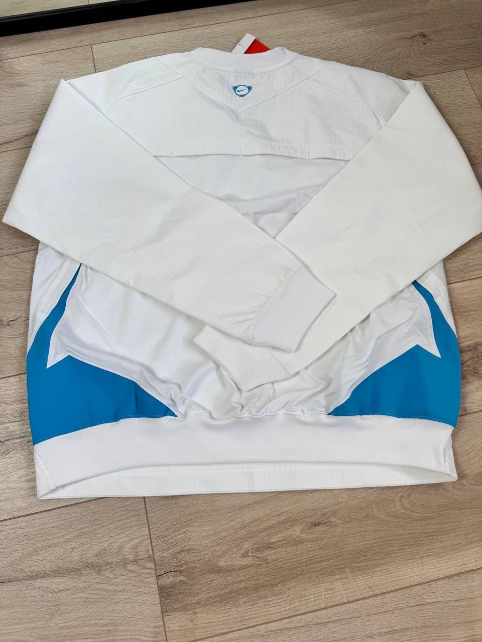 Nike NWT Vintage Total 90 T90 Training Jacket Top White Blue Size US XL / EU 56 / 4 - 7 Thumbnail