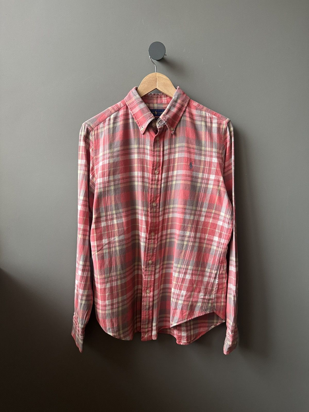 Ralph Lauren Polo Ralph Lauren Pony Logo Flannel Oxford Shirt Size L / US 10 / IT 46 - 1 Thumbnail