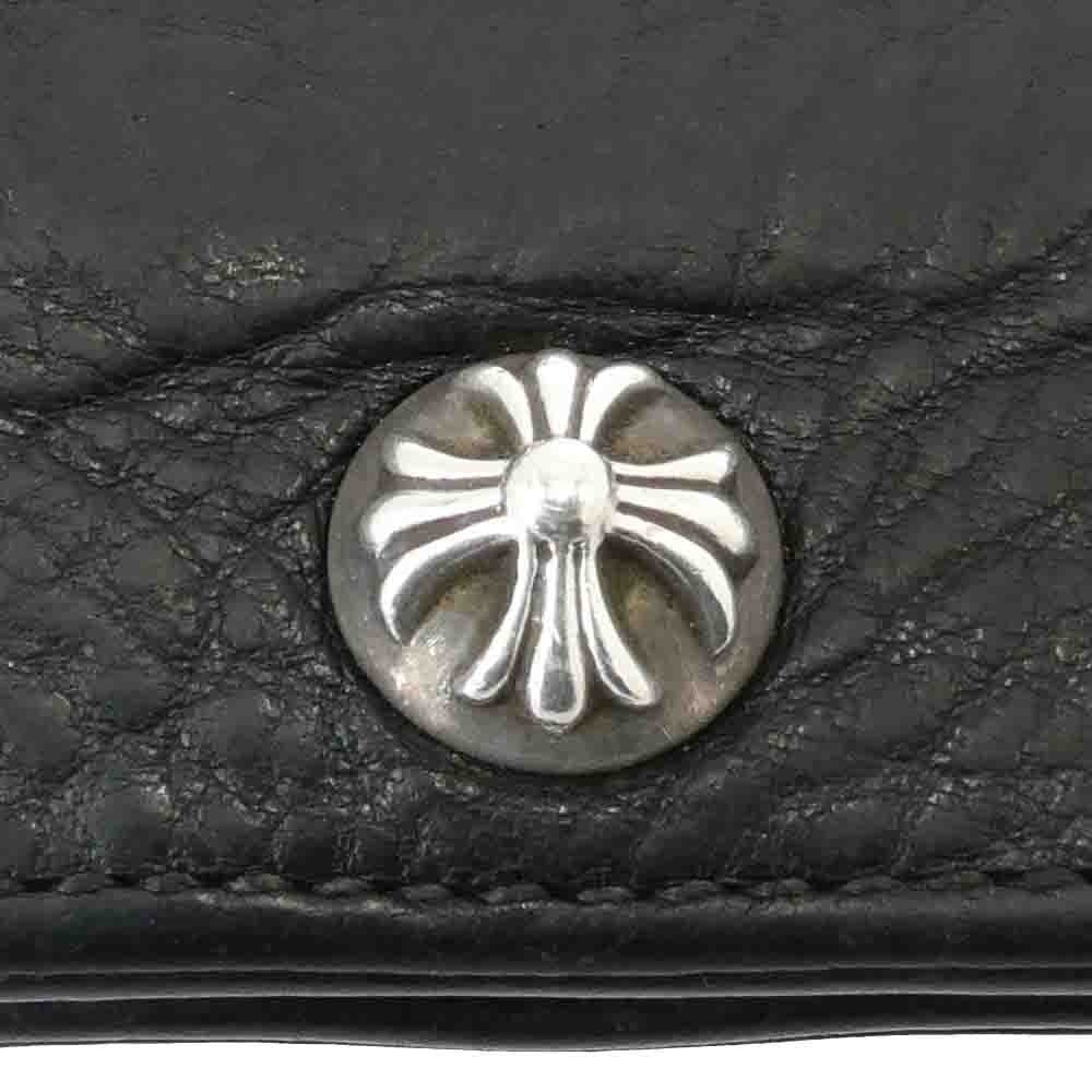 Chrome Hearts OFFER OK 🔥 CHROME HEARTS 1 SNAP CROSS BALL LEATHER WALLET Size ONE SIZE - 9 Thumbnail