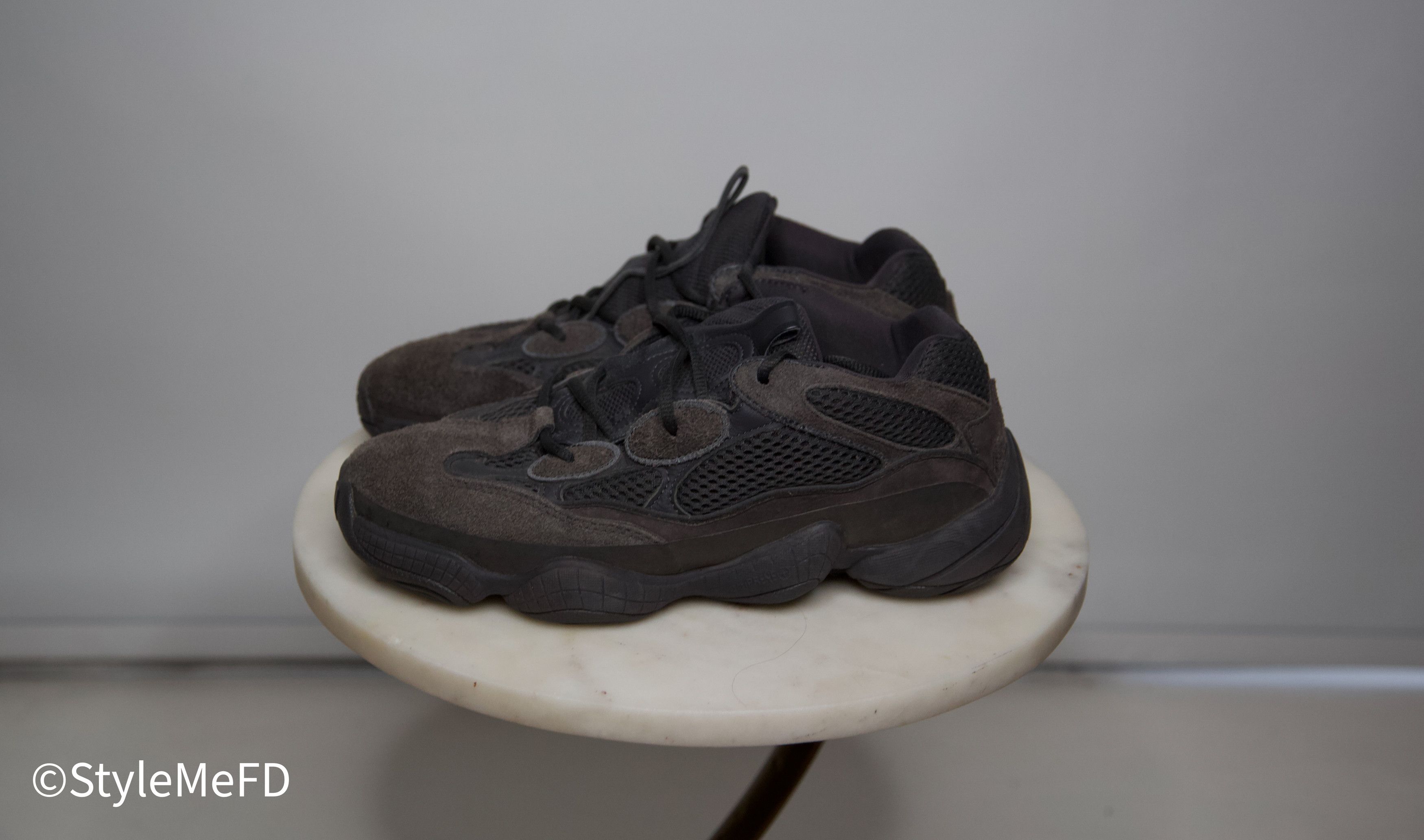 Adidas ADIDAS X YEEZY 500 SUEDE SNEAKERS IN "UTILITY BLACK" Size US 8.5 / EU 41-42 - 2 Thumbnail