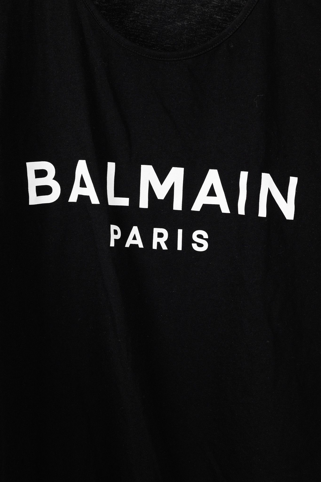 Balmain Balmain Black Cotton Logo-Print 3-Button Tank Size M / US 6-8 / IT 42-44 - 7 Thumbnail