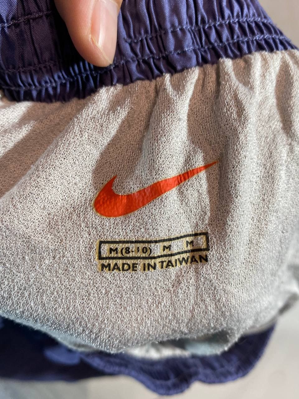 Nike × Vintage 90s Nike Vintage Y2K Nylon Shorts Size US 31 - 6 Thumbnail