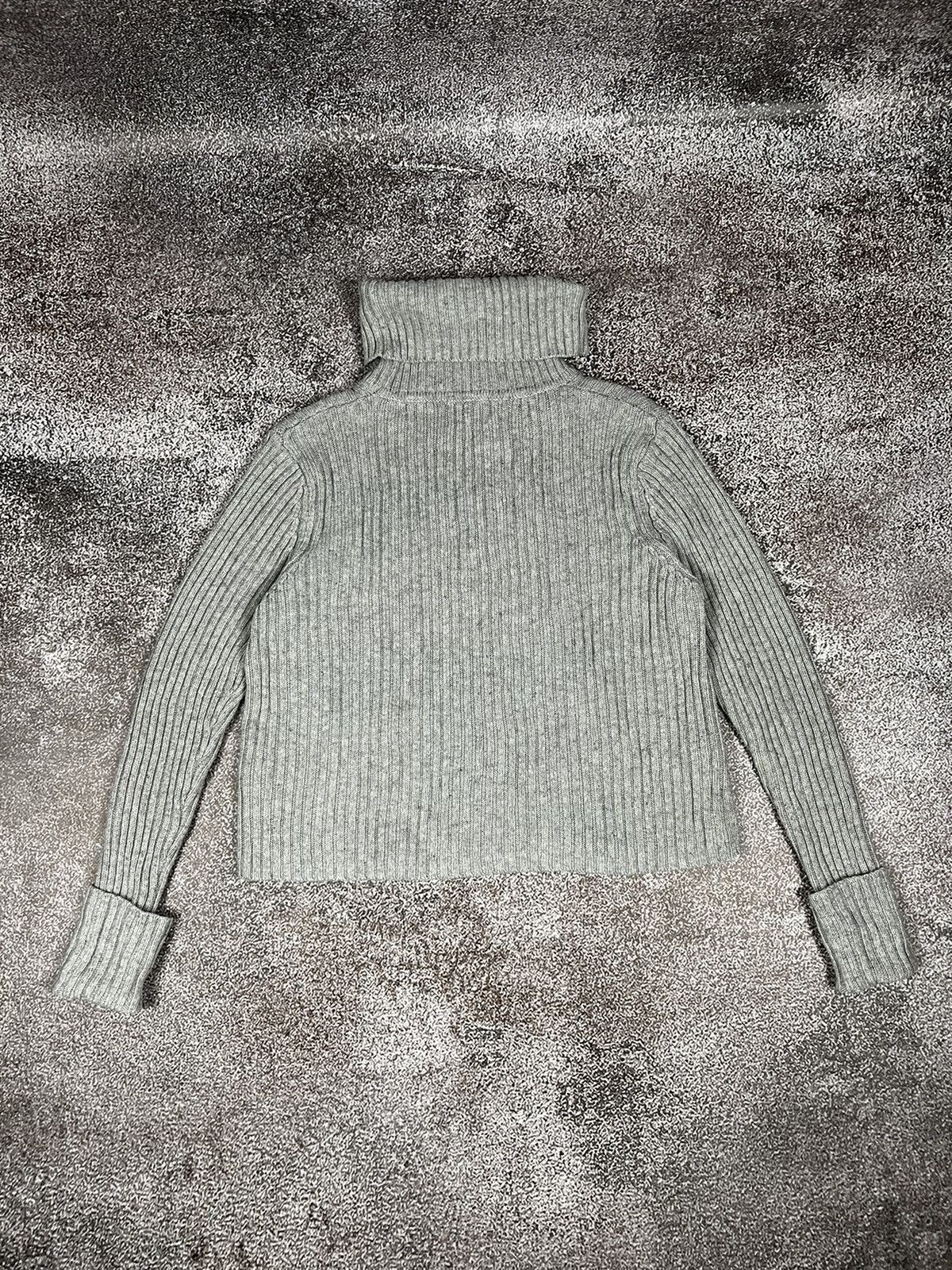 Jean Paul Gaultier Jean Paul Gaultier x Lindex turtleneck zipper grey high neck Size L / US 10 / IT 46 - 9 Thumbnail