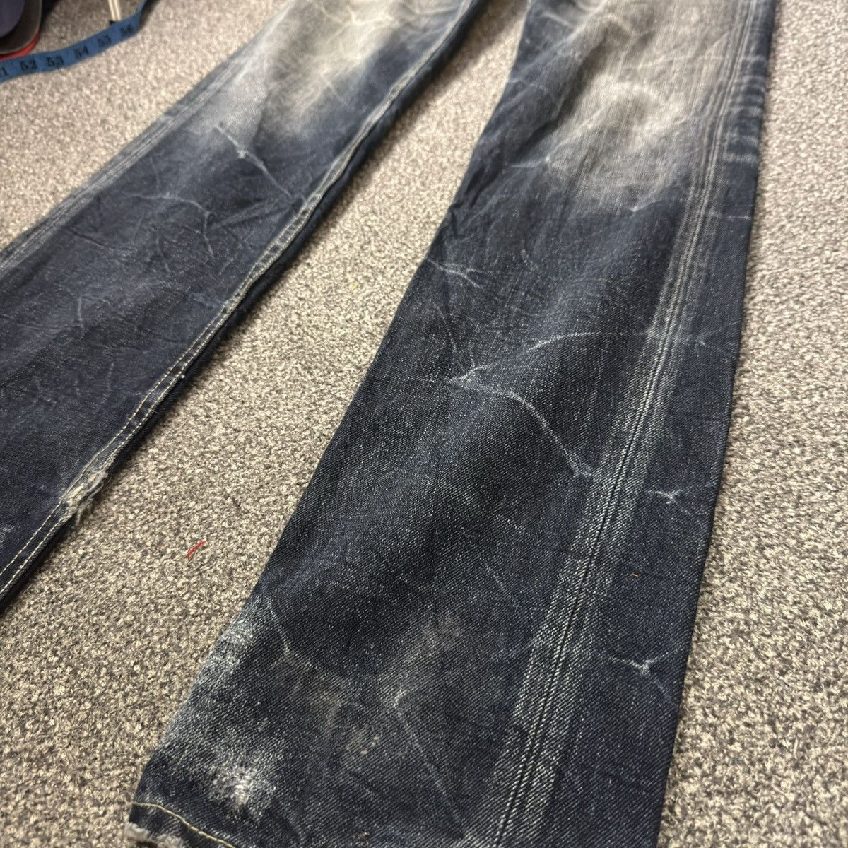 semanticdesign 90s Japanese Brand Semantic Design Distressed Studded Denim Size US 30 / EU 46 - 7 Thumbnail