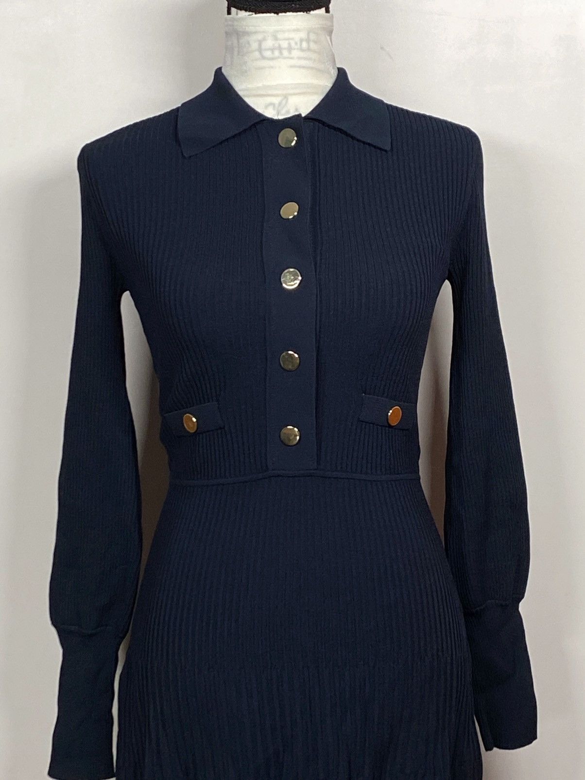 Veronica Beard Veronica Beard Long Sleeve Knit Dress size XS Size XS / US 0-2 / IT 36-38 - 6 Thumbnail