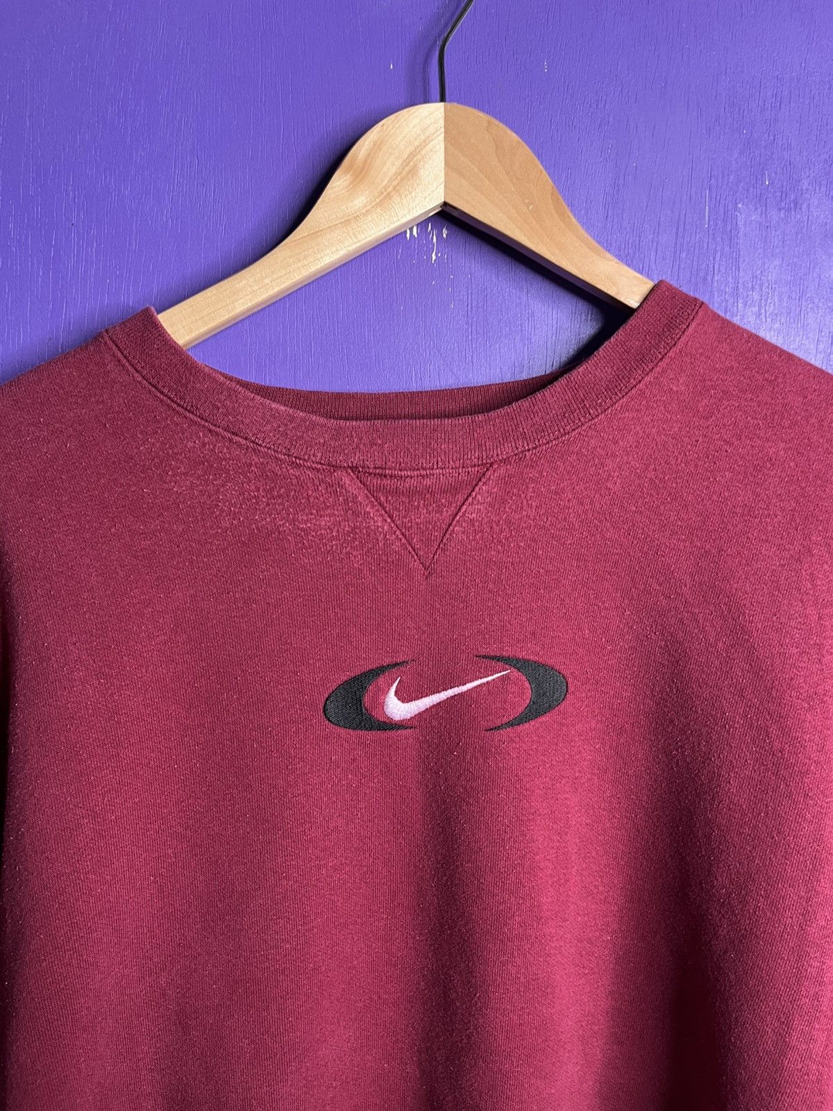 Nike × Vintage Vintage 90s Nike team circles logo crewneck Size US XXL / EU 58 / 5 - 3 Thumbnail