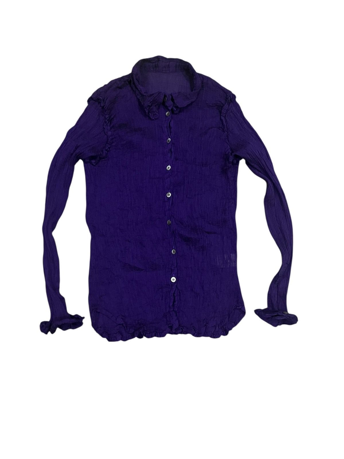 Issey Miyake ISSEY MIYAKE PLEATED DIAMOND CUT SHIRT MIO1FJ521 Size S / US 4 / IT 40 - 1 Thumbnail