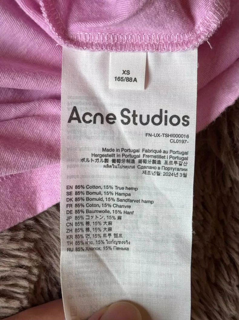 Acne Studios acne studios 1996 pink long-sleeved shirt Size US XS / EU 42 / 0 - 4 Thumbnail