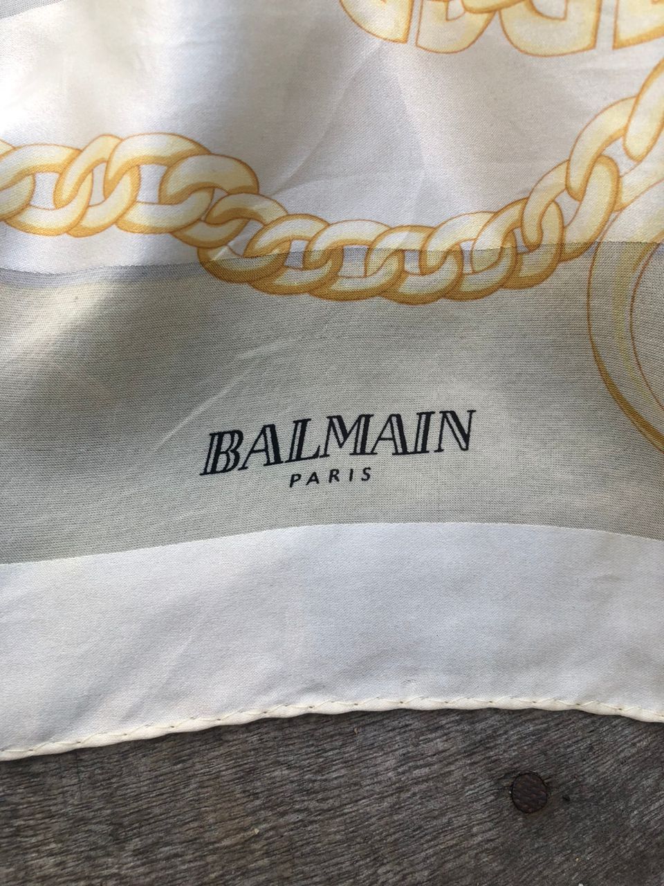 Balmain Balmain Paris Silk Scarf Size ONE SIZE - 4 Thumbnail