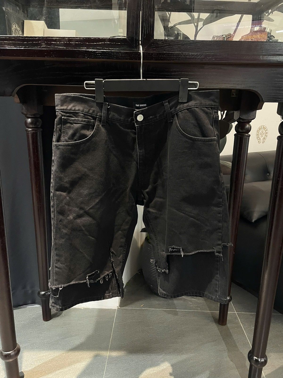 Raf Simons Raf Simons Denim Shorts Size US 34 / EU 50 - 1 Thumbnail